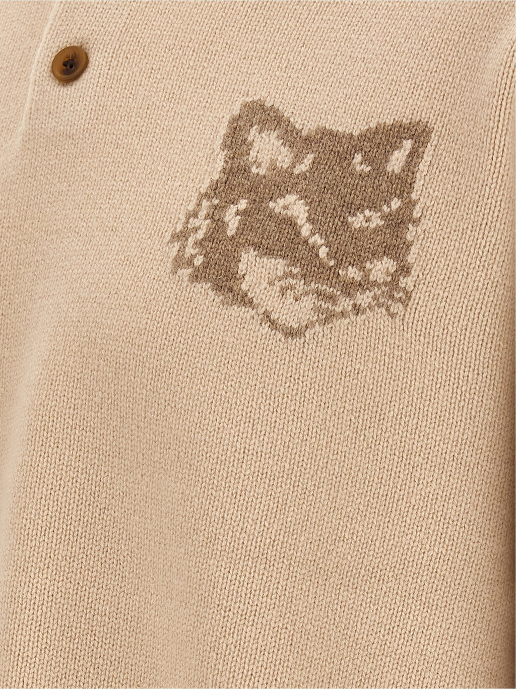 Maison Kitsuné Fox Head Intarsia Sweater