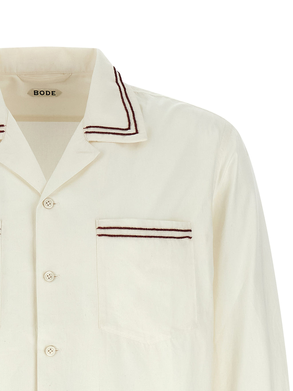 Bode Cherry Lane Beaded Shirt