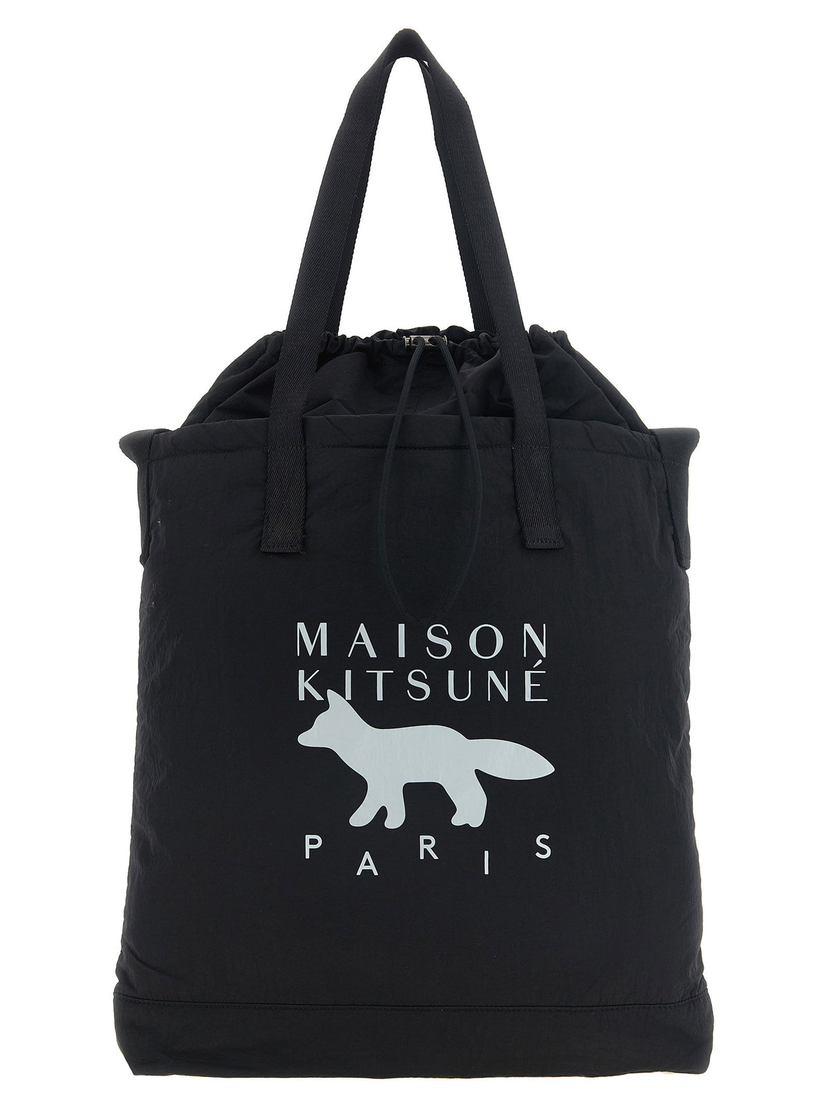 Maison Kitsuné Drawstring Shopping Bag