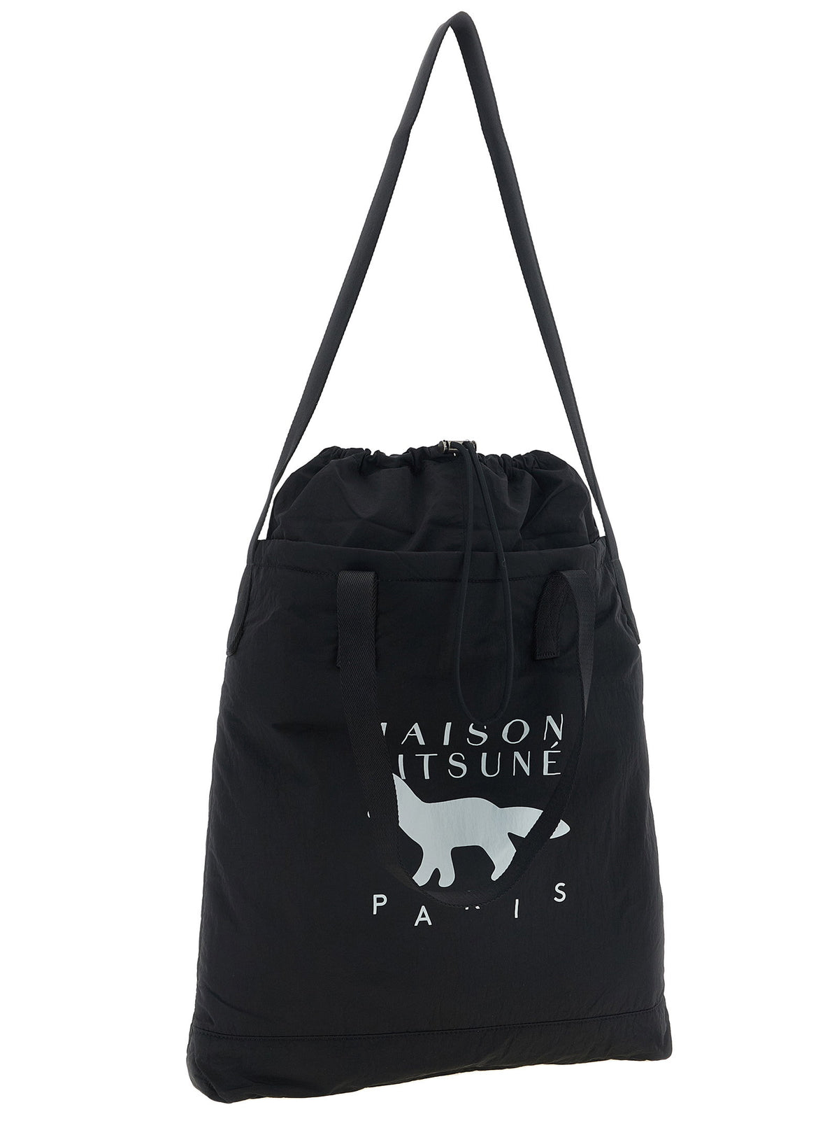 Maison Kitsuné Drawstring Shopping Bag