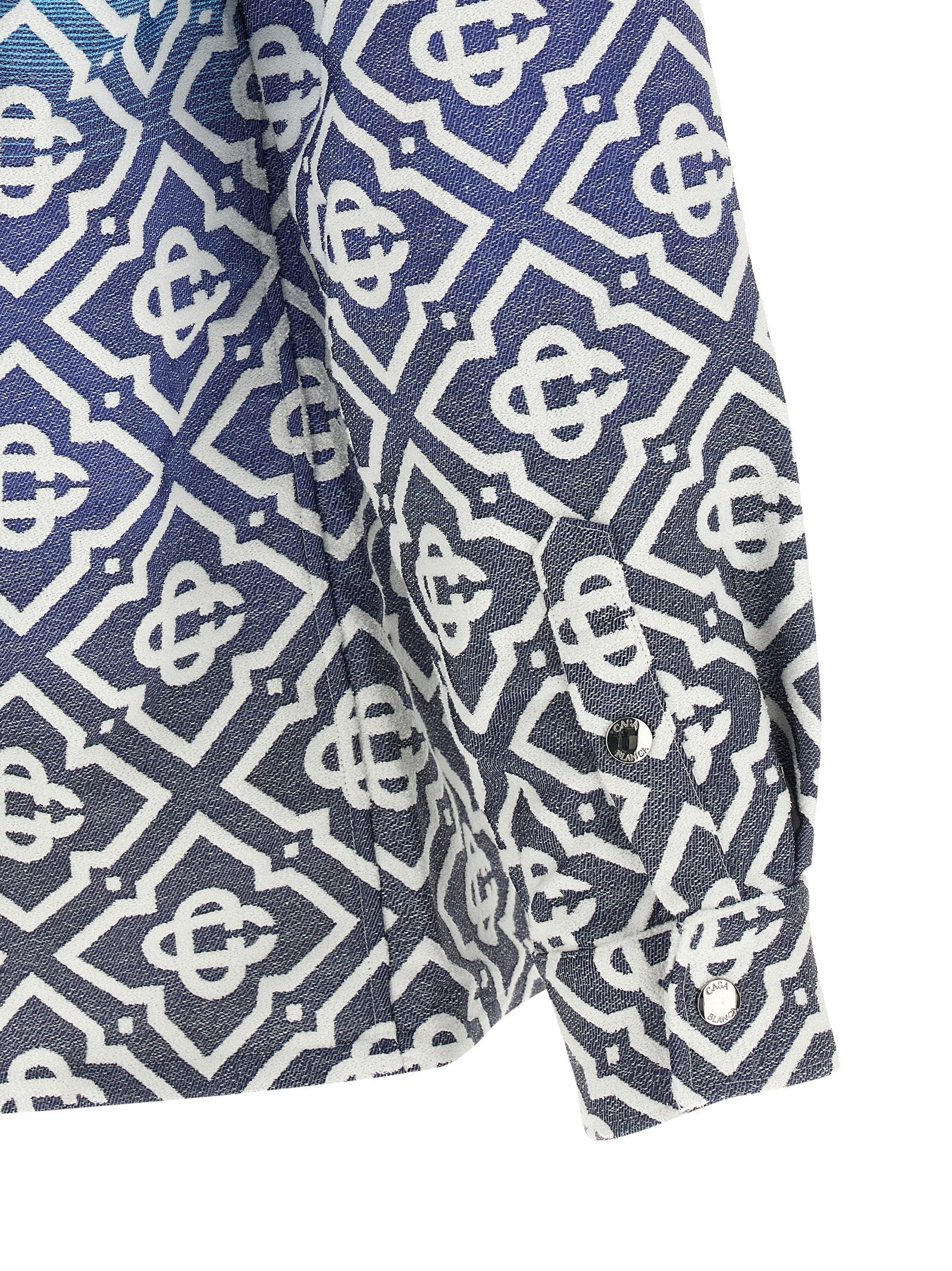 Casablanca Shacket Monogram Gradient Jacquard