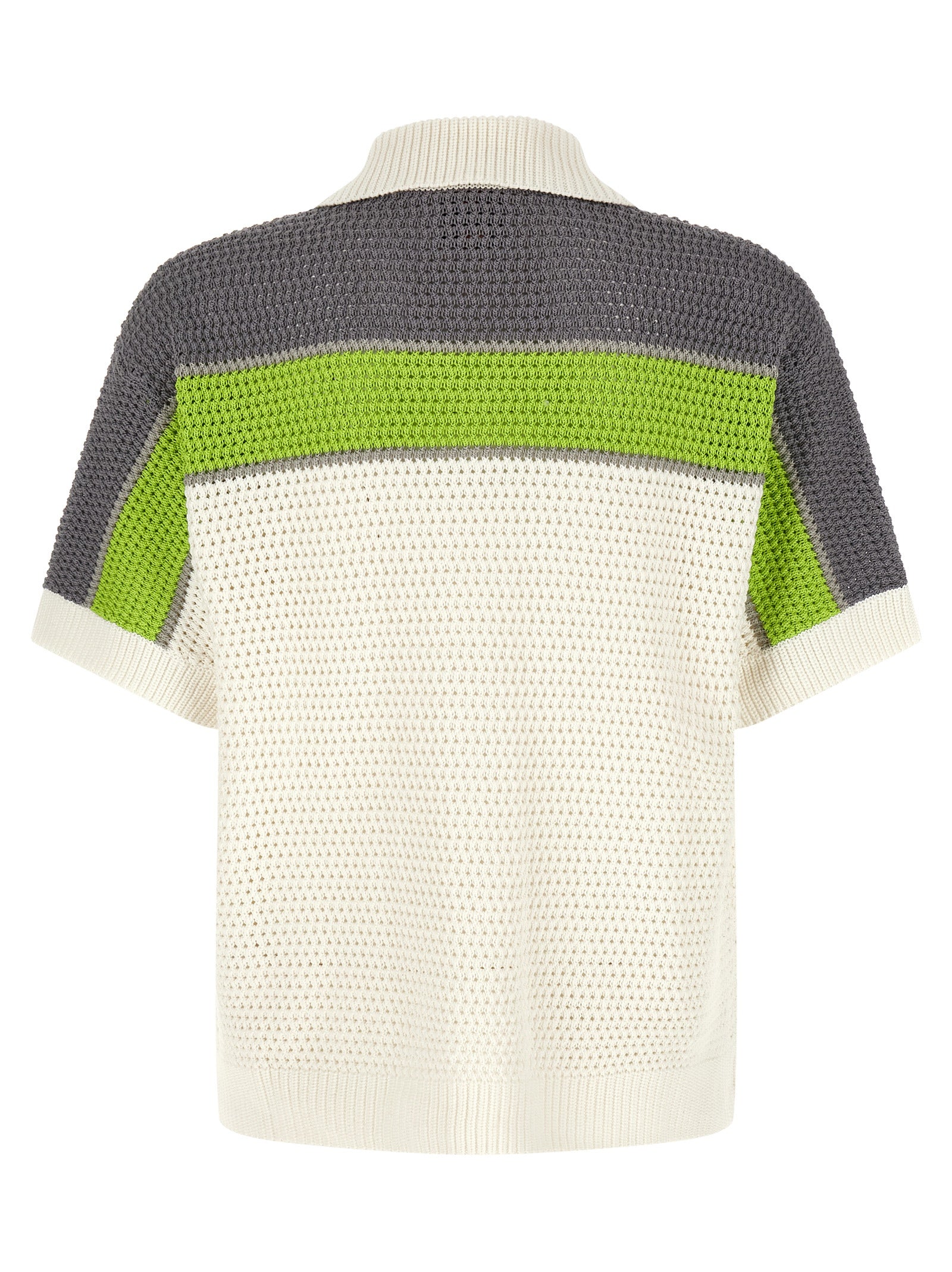 Casablanca Stripe Crochet Shirt