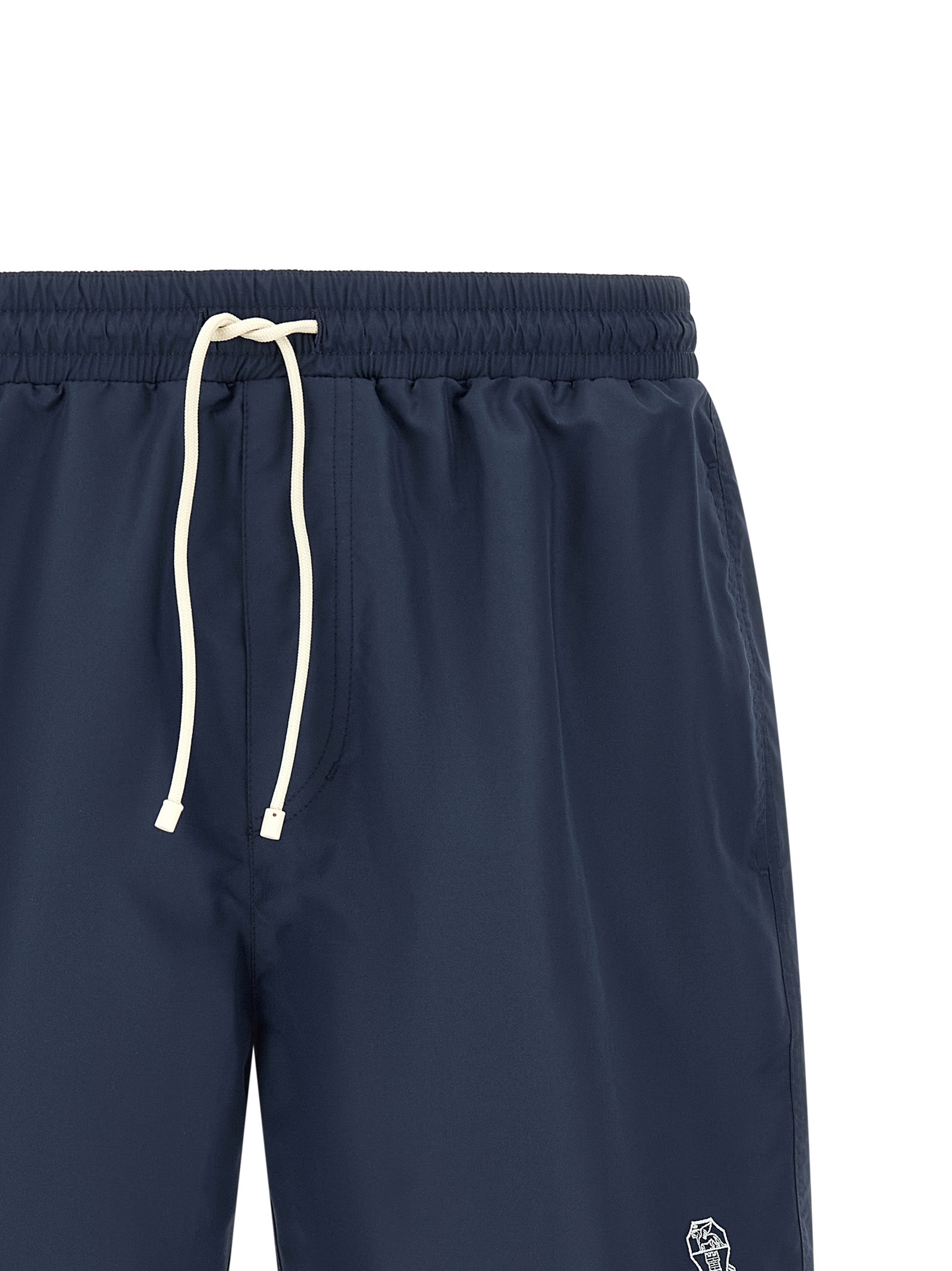 Brunello Cucinelli Logo Embroidery Swimsuit