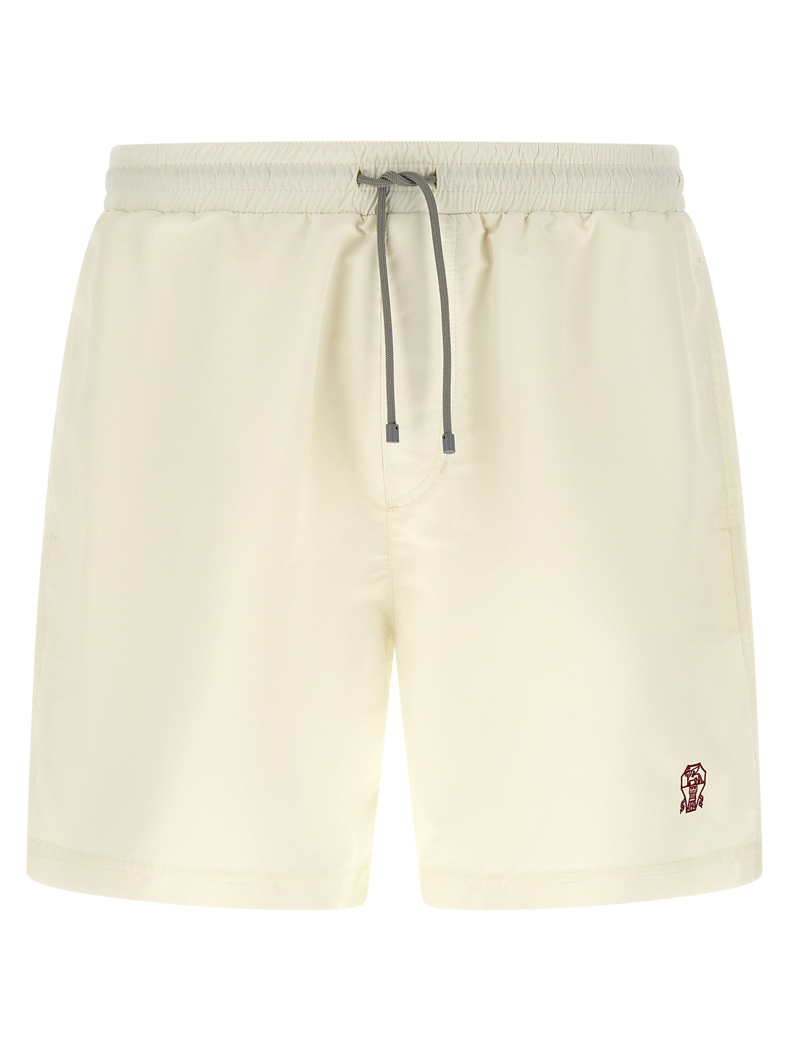 Brunello Cucinelli Logo Embroidery Swimsuit