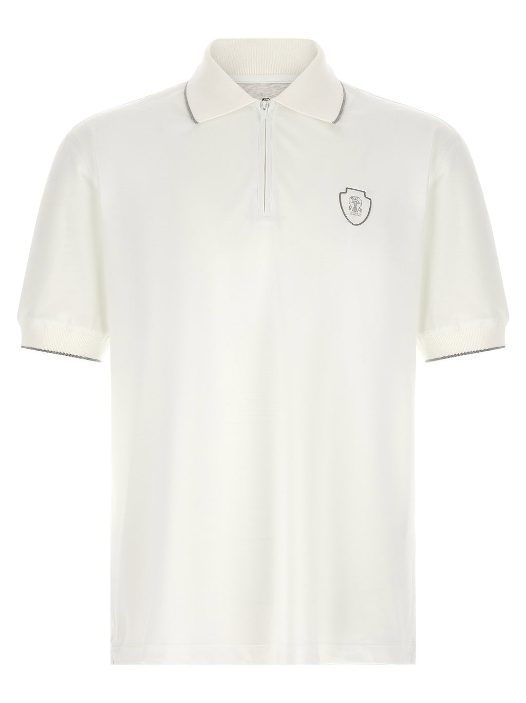 Brunello Cucinelli Techno Piquet Polo Shirt