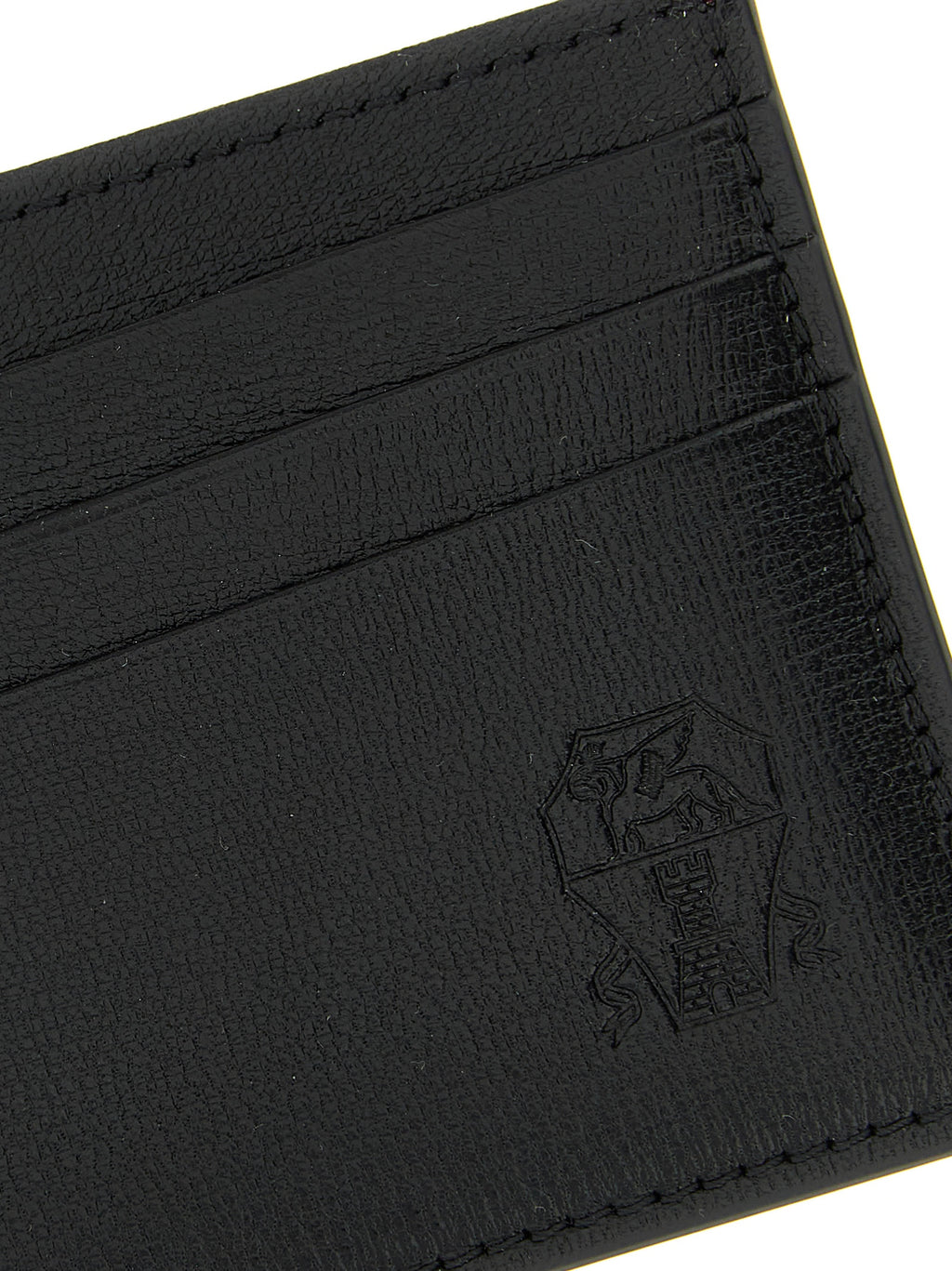 Brunello Cucinelli Heraldic Coat Of Arms Card Holder