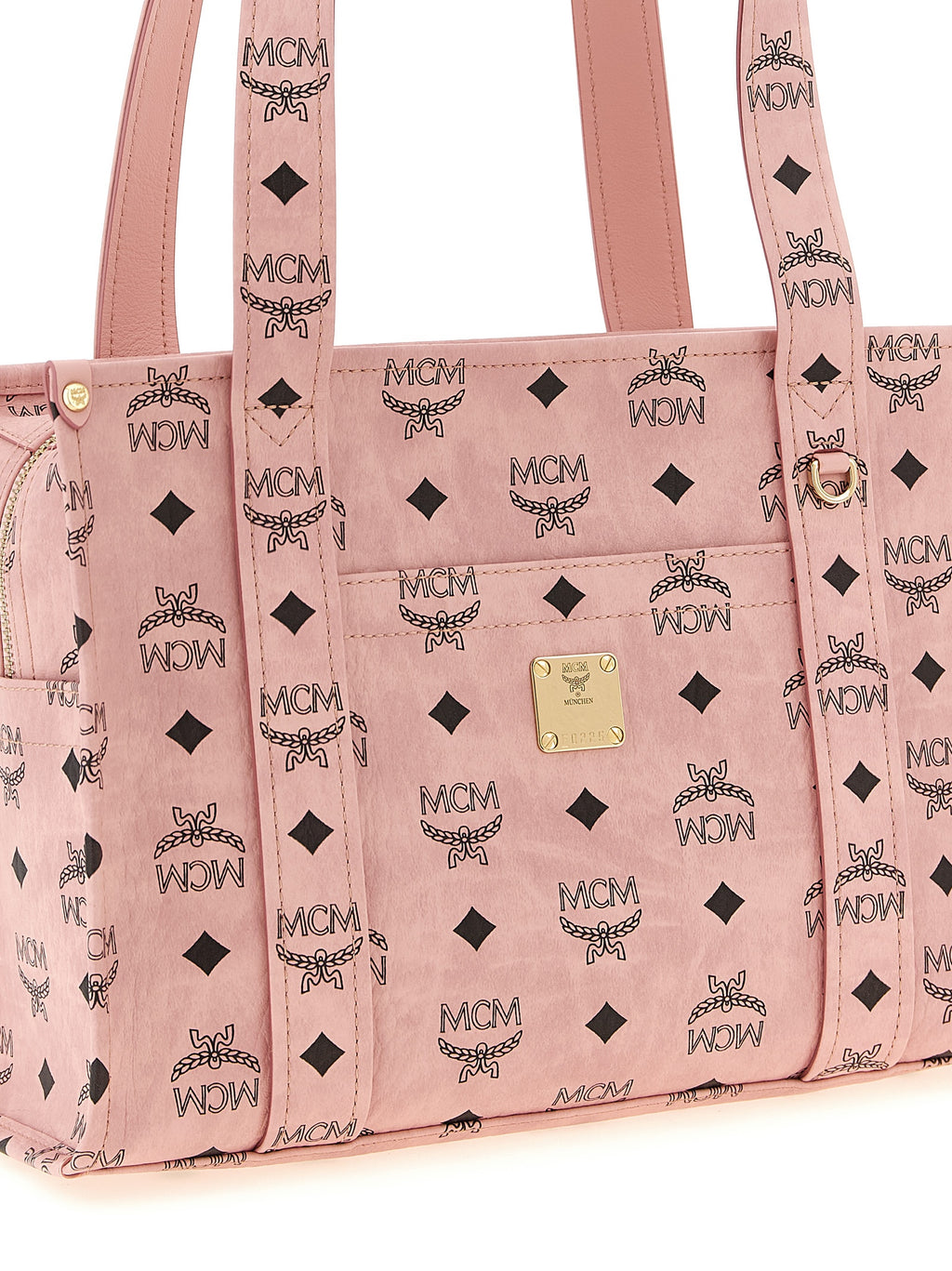 Mcm Aren School Tote Shoulder Bag
