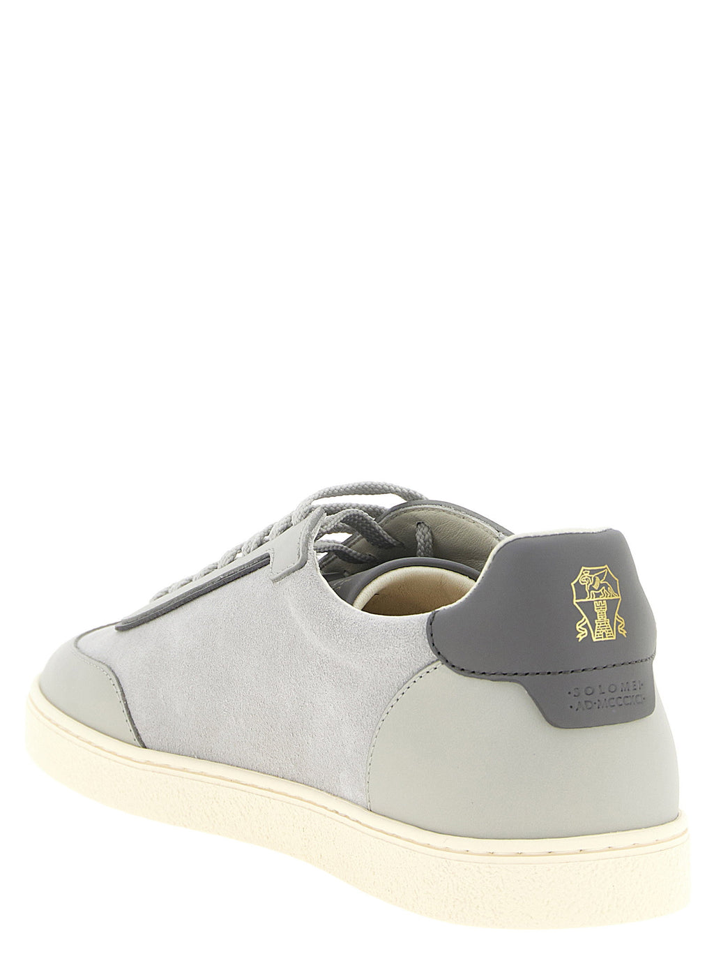 Brunello Cucinelli Leather And Suede Sneakers