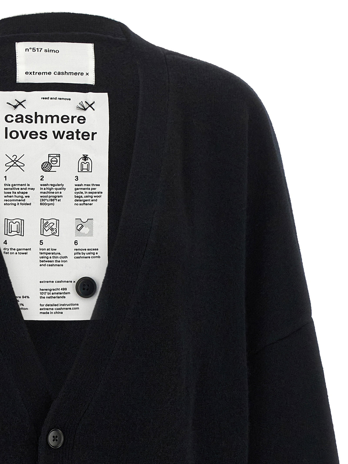 Extreme Cashmere N°517 Simo Cardigan