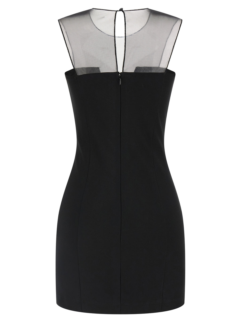 Nensi Dojaka Tulle Insert Dress