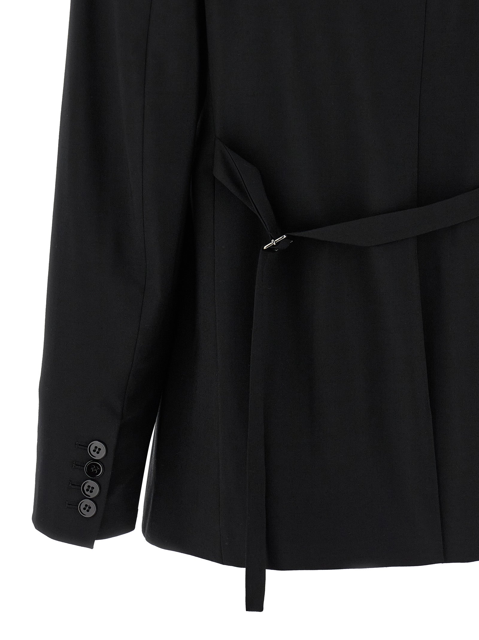 Nensi Dojaka Belt Blazer