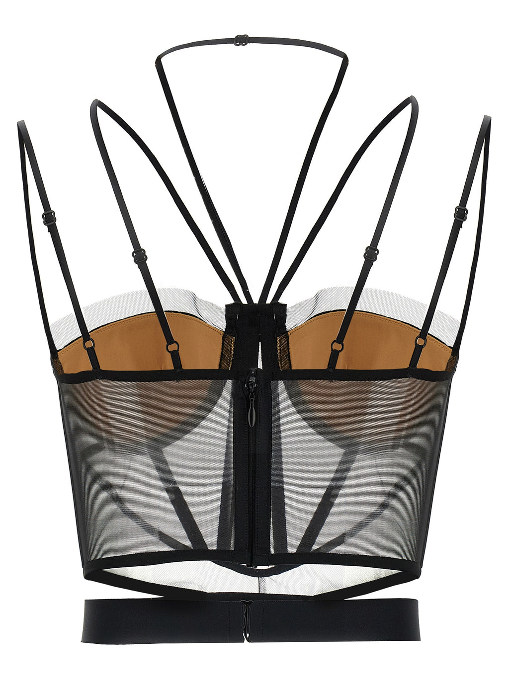 Nensi Dojaka Sheer Corset Top