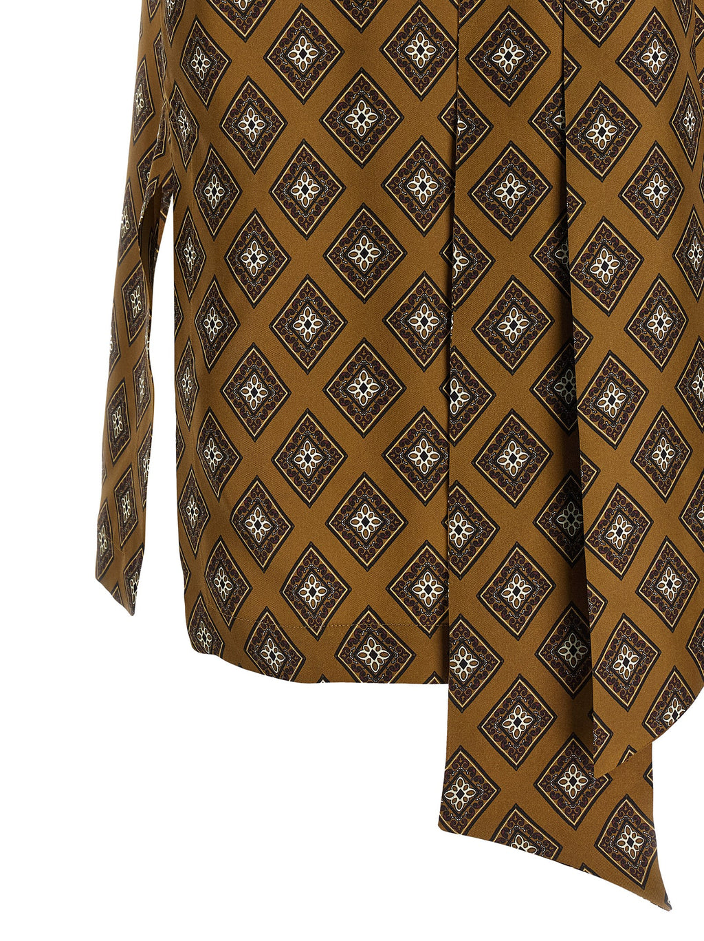 Alberto Biani Tie Print Top