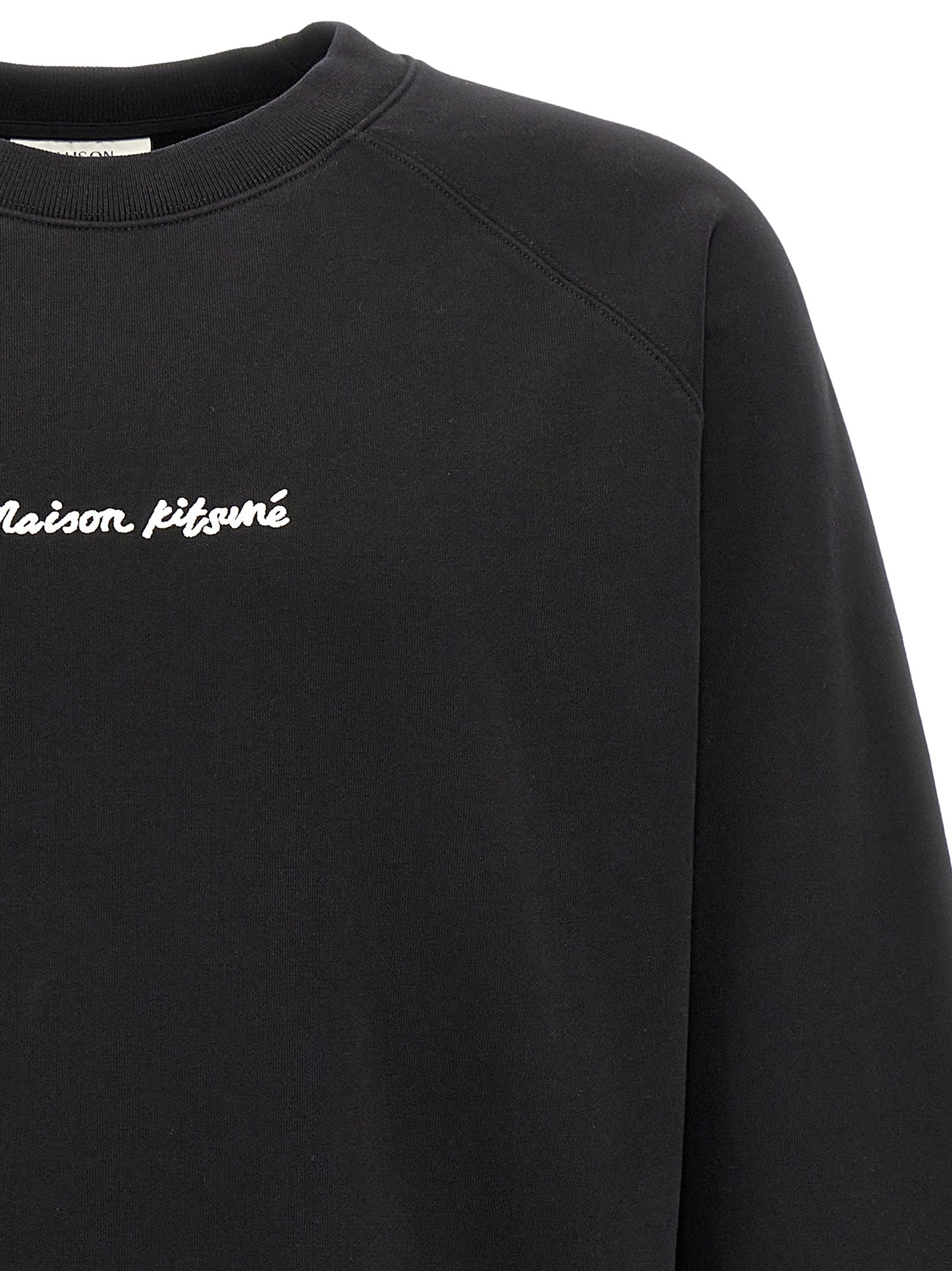 Maison Kitsuné Logo Embroidery Sweatshirt