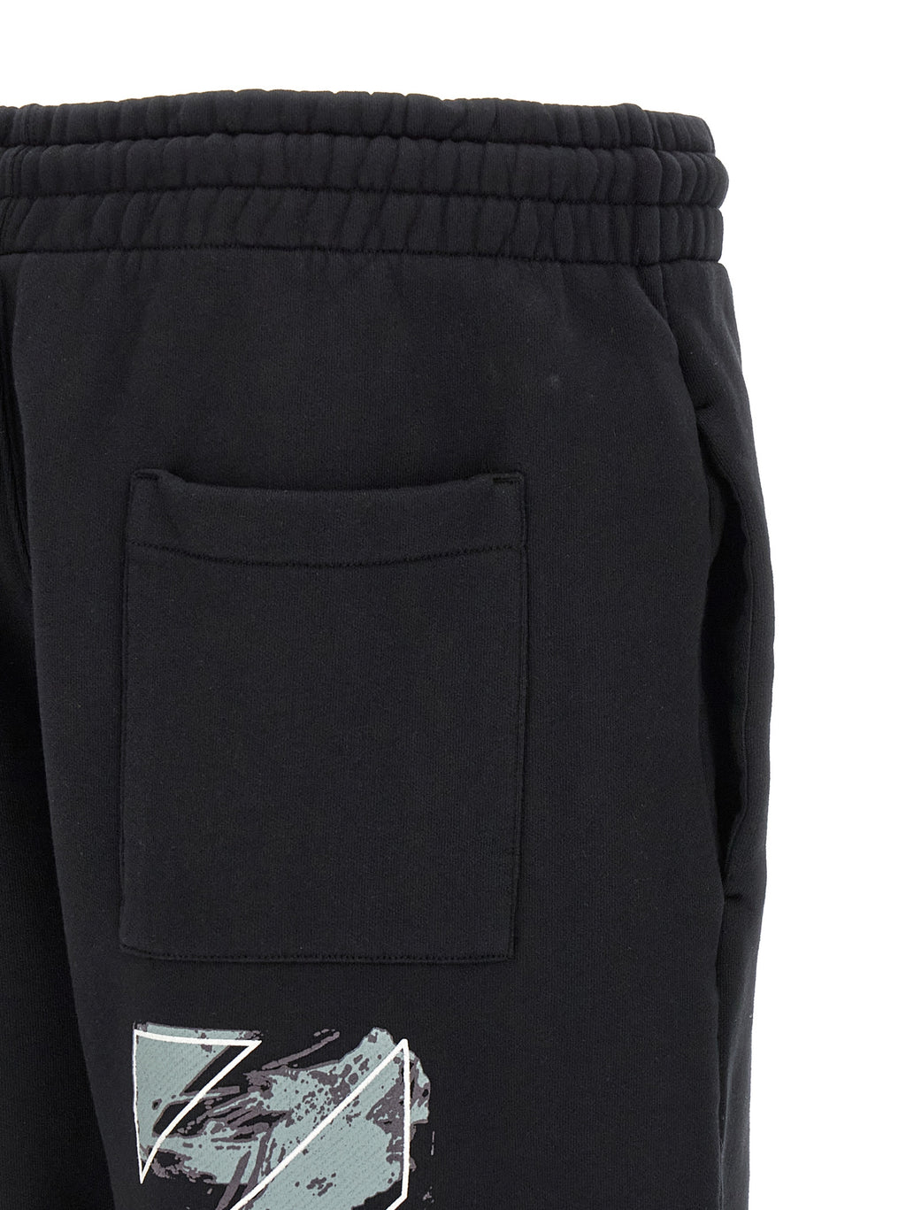 Off White Paint Diag Skate Bermuda Shorts