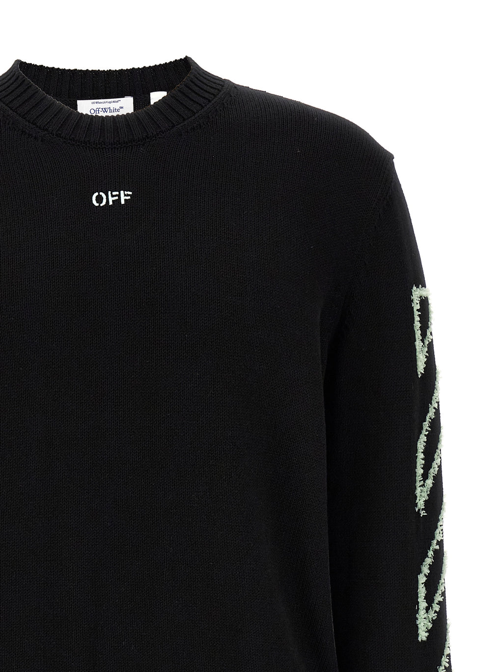 Off White Diag Outline Sweater