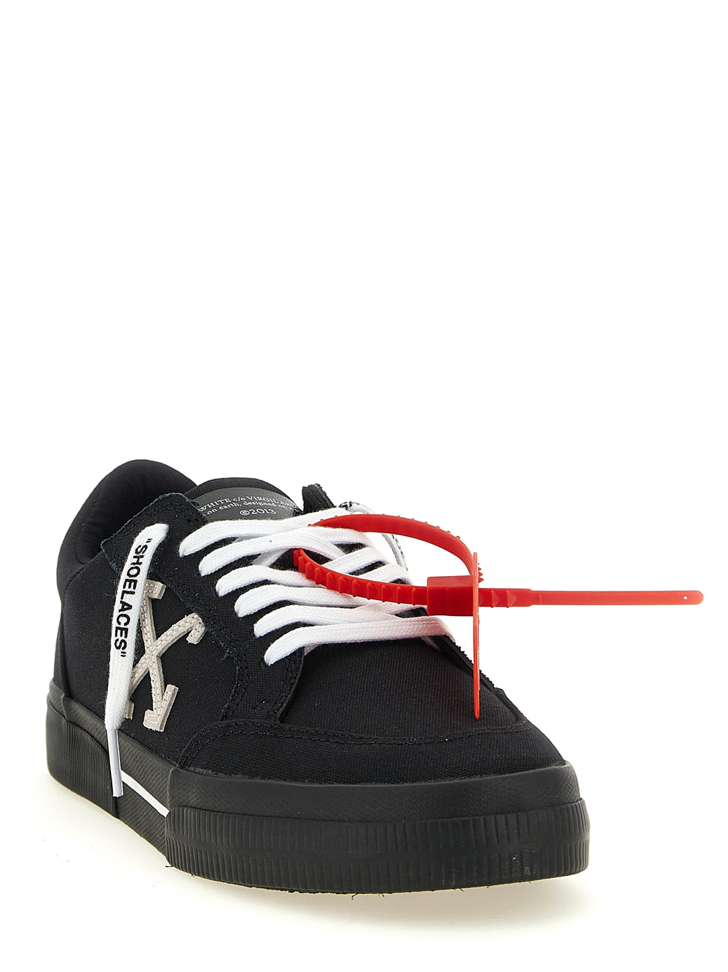 Off White Vulcanized Sneakers
