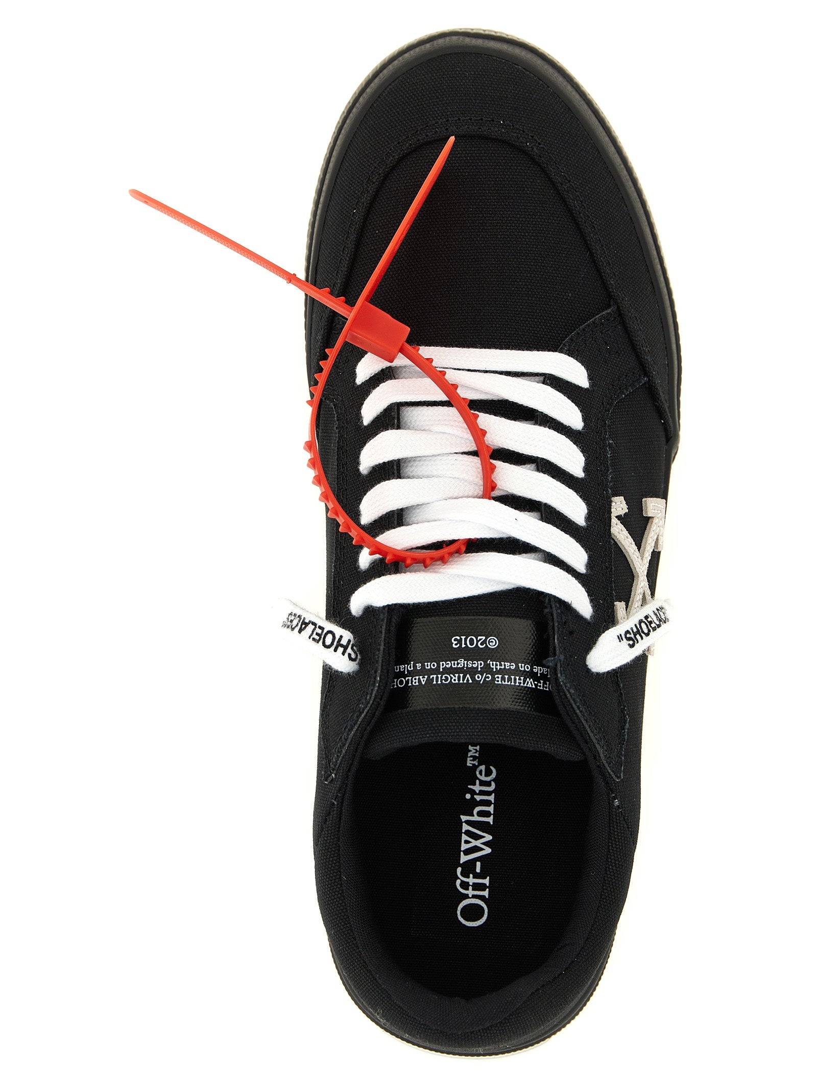 Off White Vulcanized Sneakers
