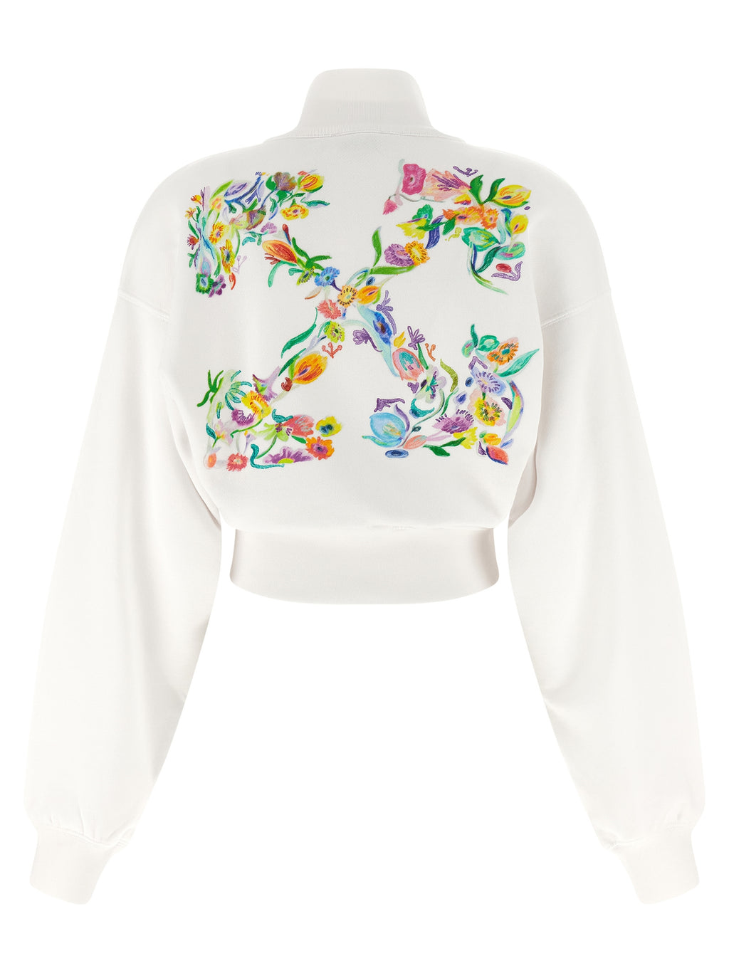 Off White Arrow Glowing Flower Sweatshirt
