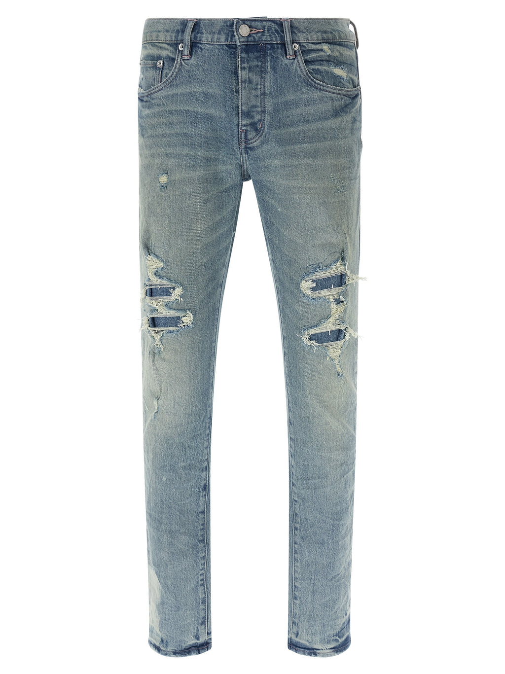 Purple P001 Repairs Jeans