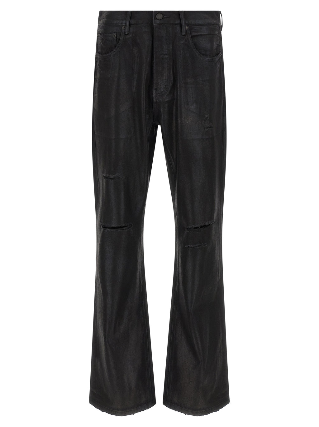 Purple P026 Rinsed Foil Boot Jeans