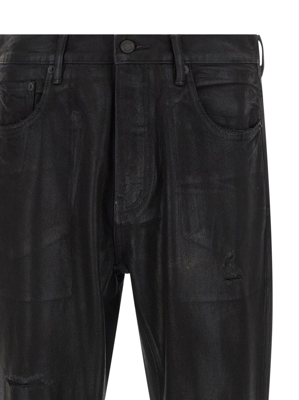 Purple P026 Rinsed Foil Boot Jeans