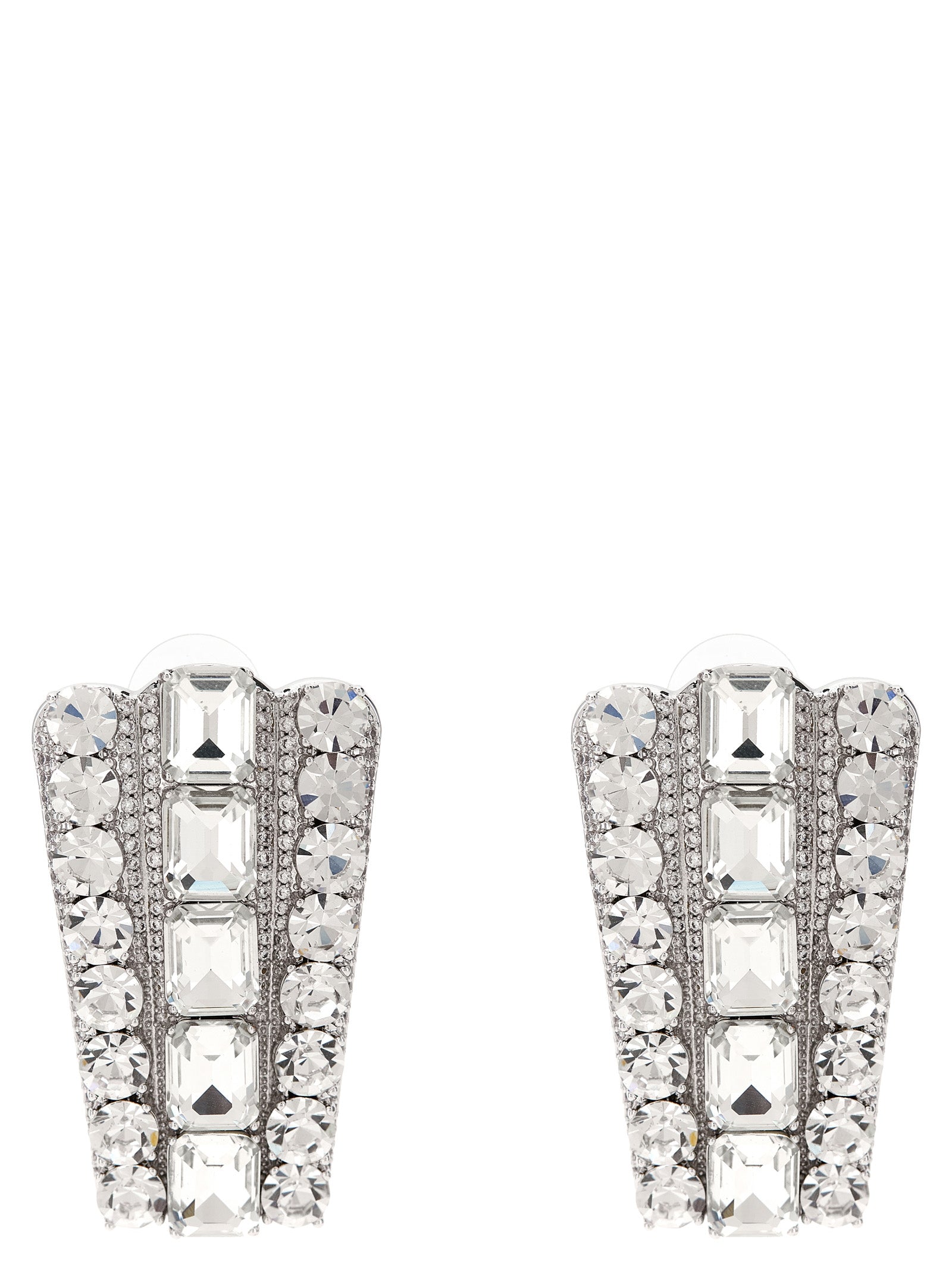Self-Portrait Multi Crystal Earrings