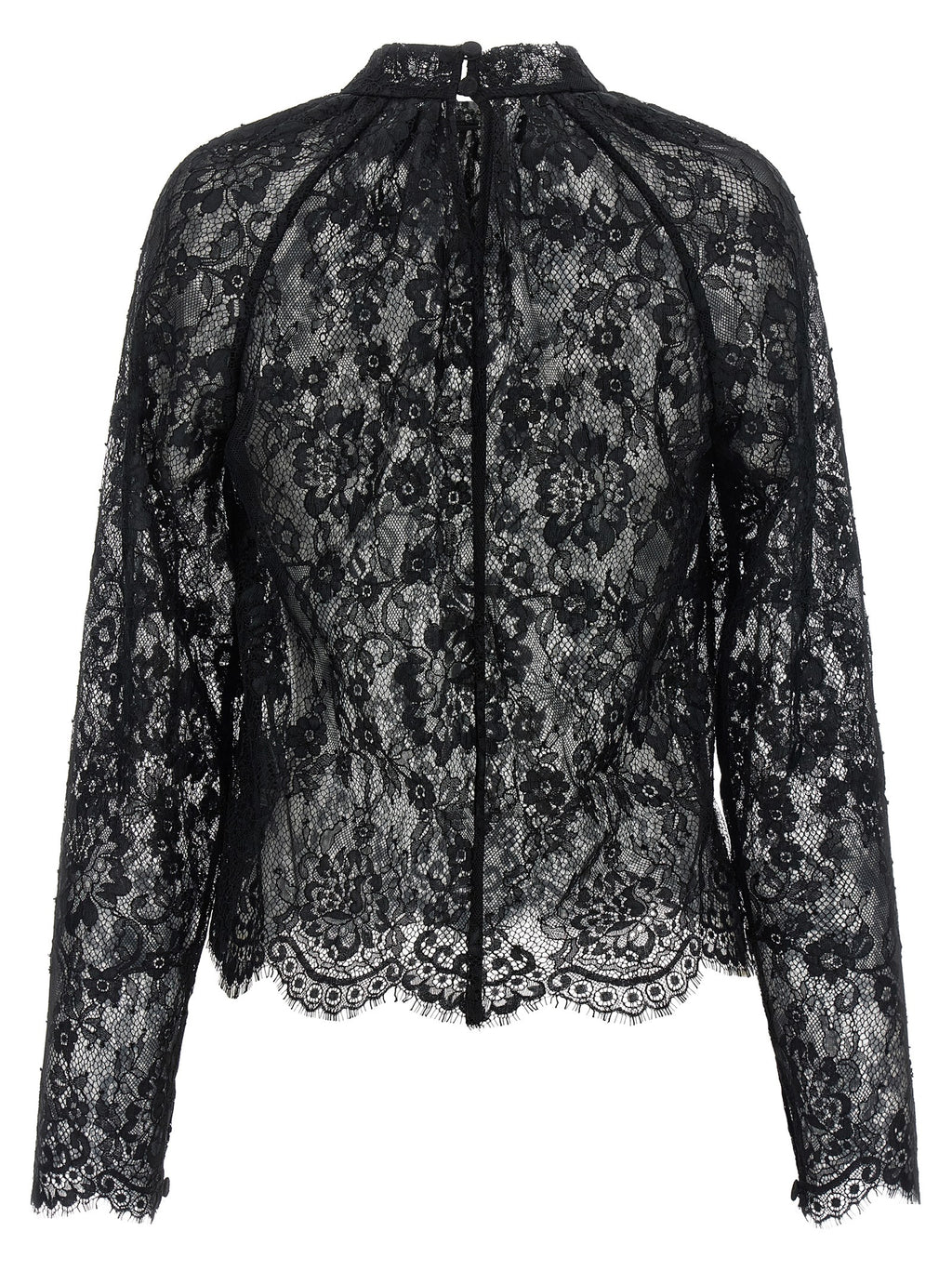 Self-Portrait Black Lace Blouse