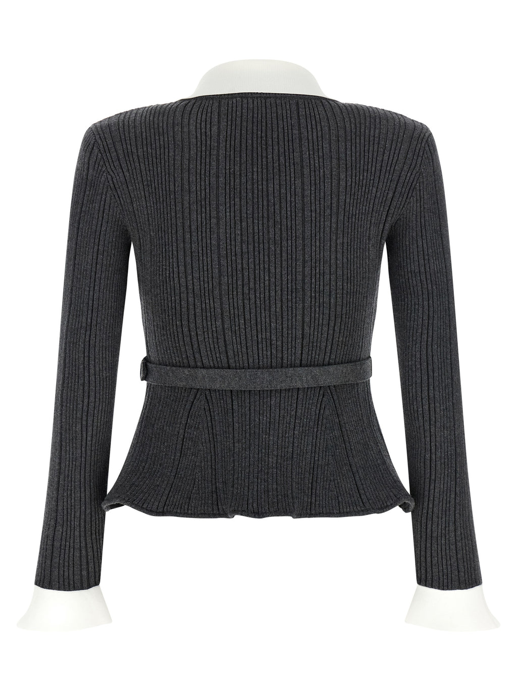 Self-Portrait Ribbed Cardigan