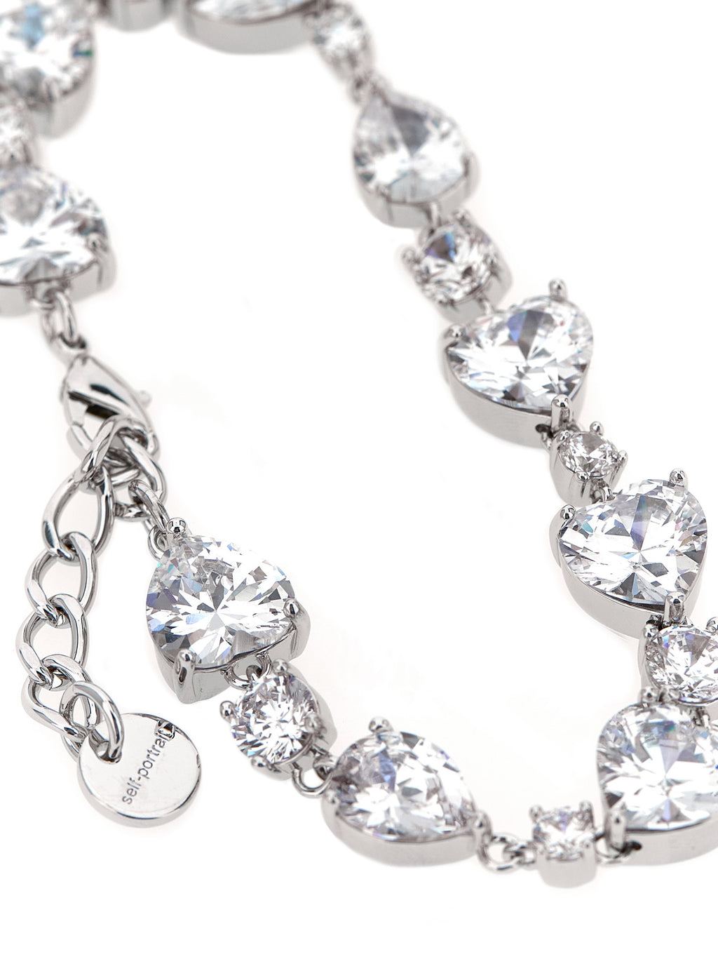 Self-Portrait Crystal Droplet Bracelet