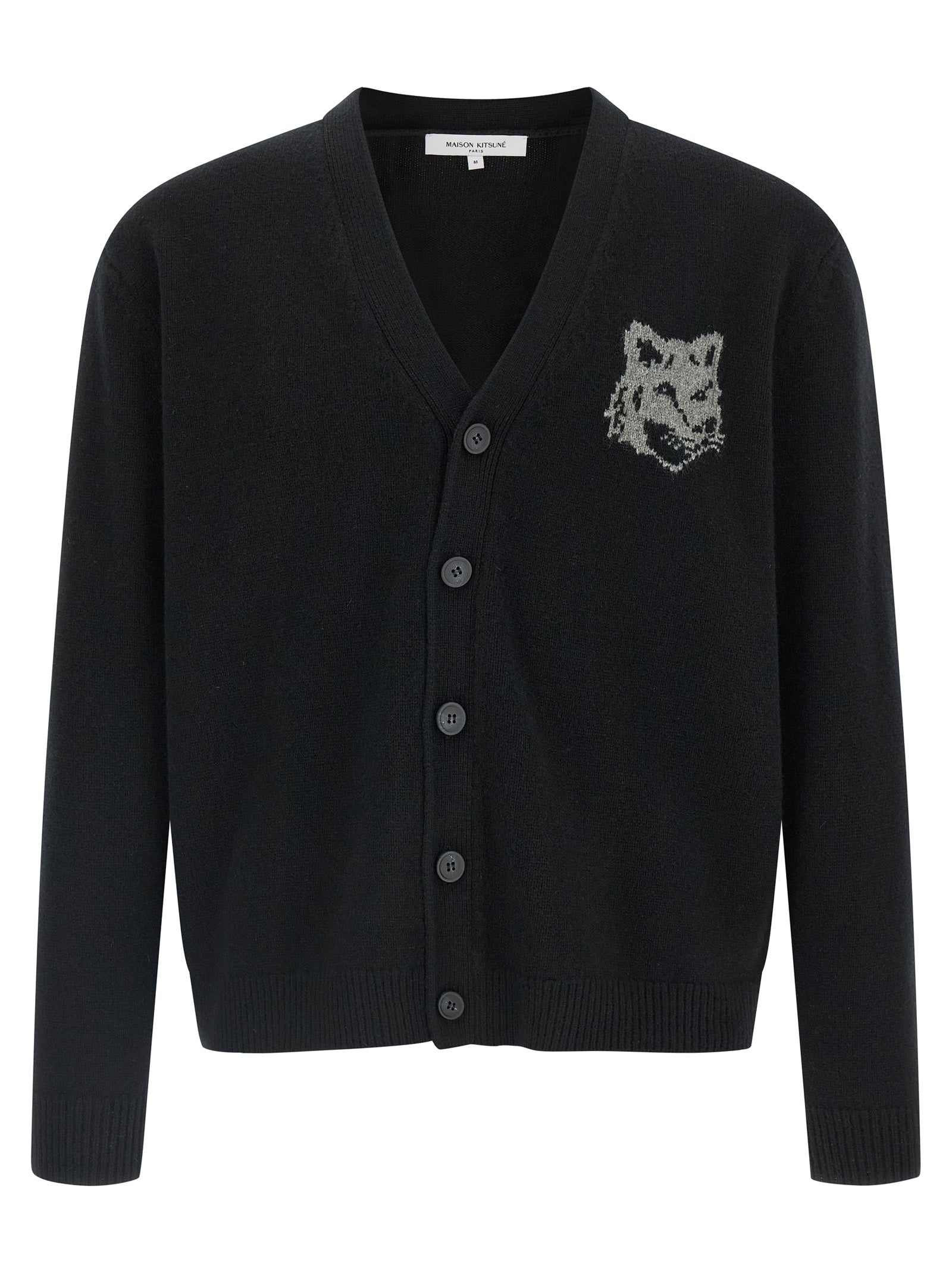 Maison Kitsuné Fox Head Cardigan