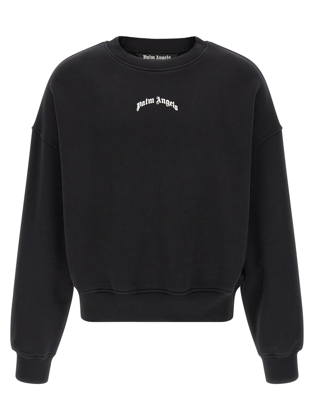 Palm Angels Back Curved Logo Sweatshirt