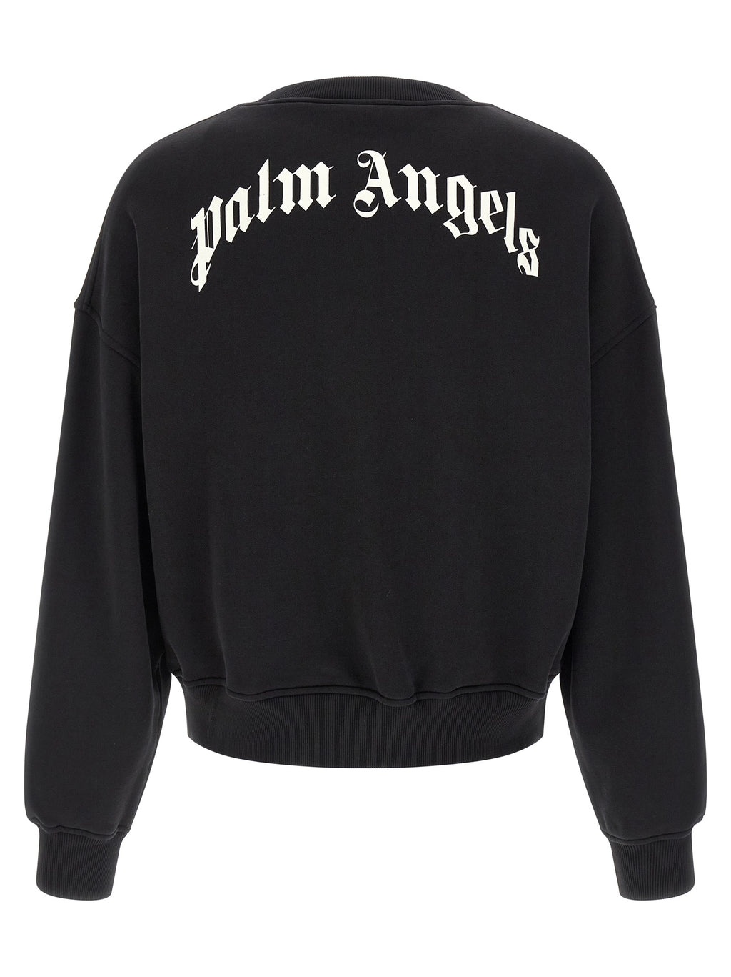 Palm Angels Back Curved Logo Sweatshirt