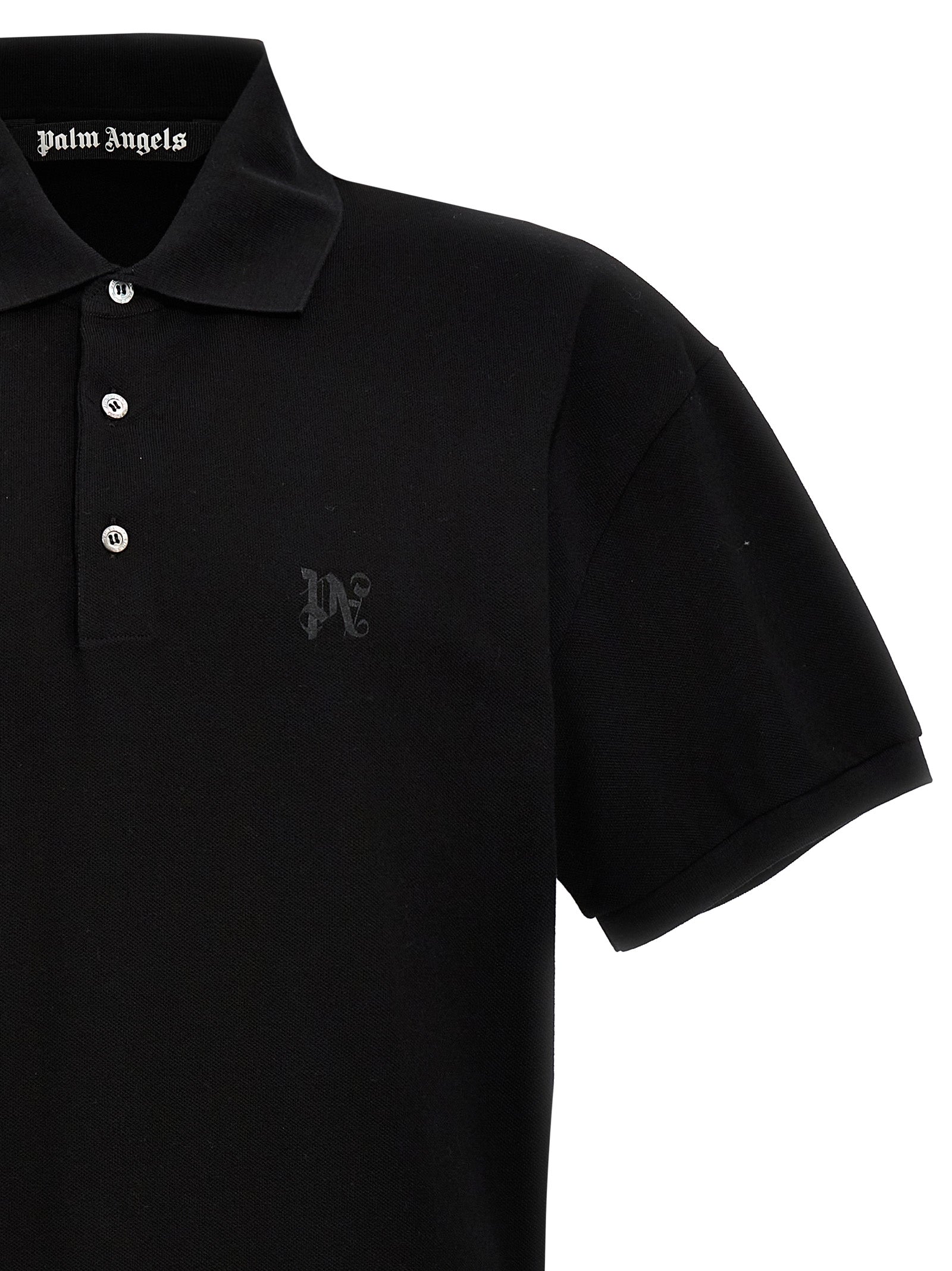Palm Angels Monogram Polo Shirt