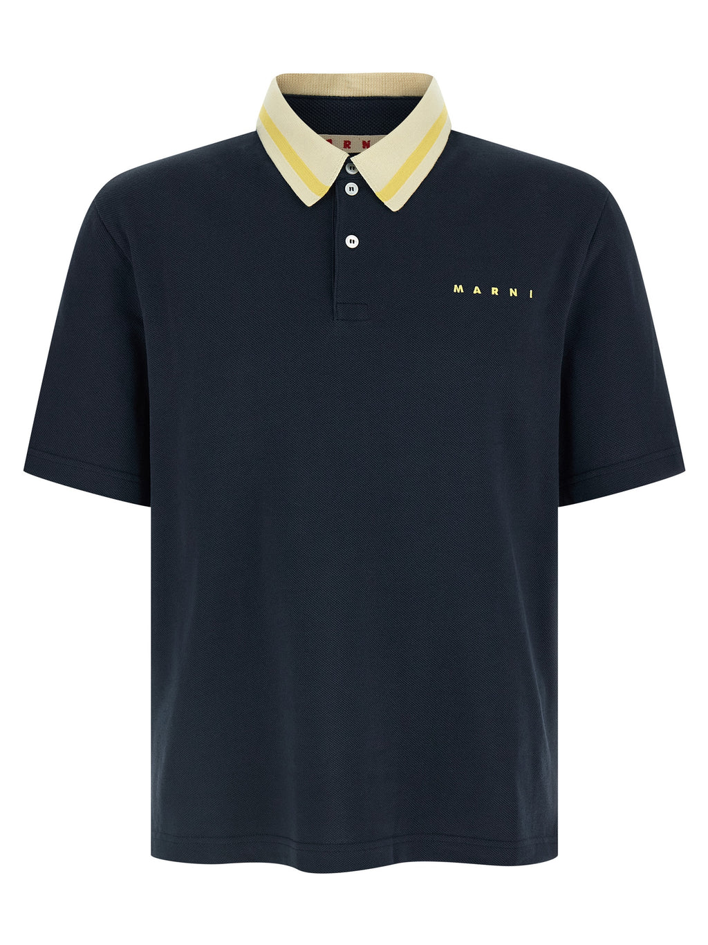 Marni Piqué Cotton Polo Shirt