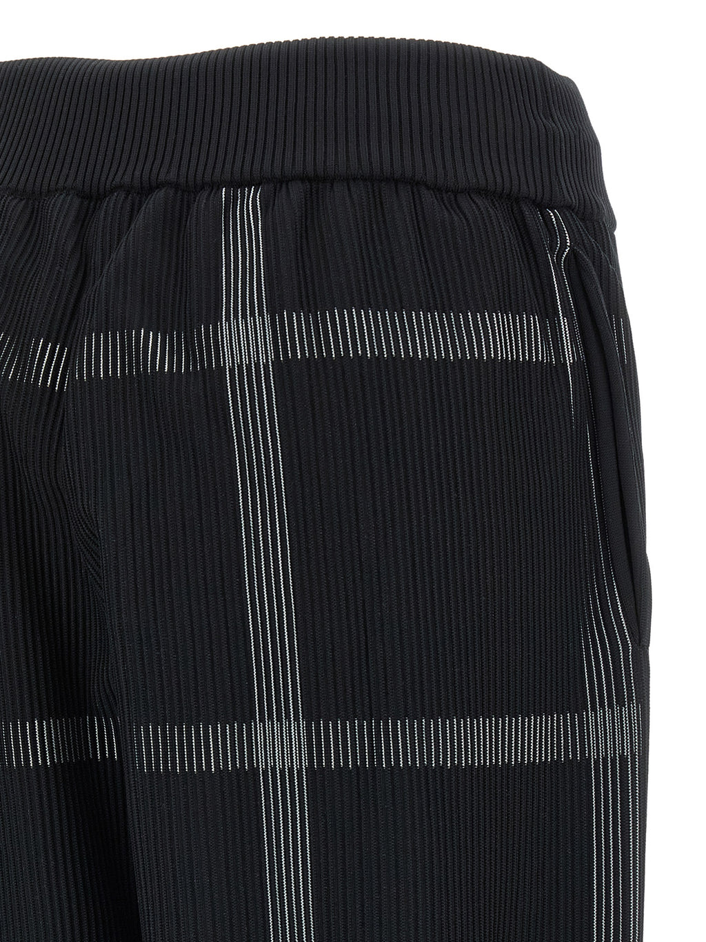 Pleats Please Issey Miyake Crossing Knit Pants