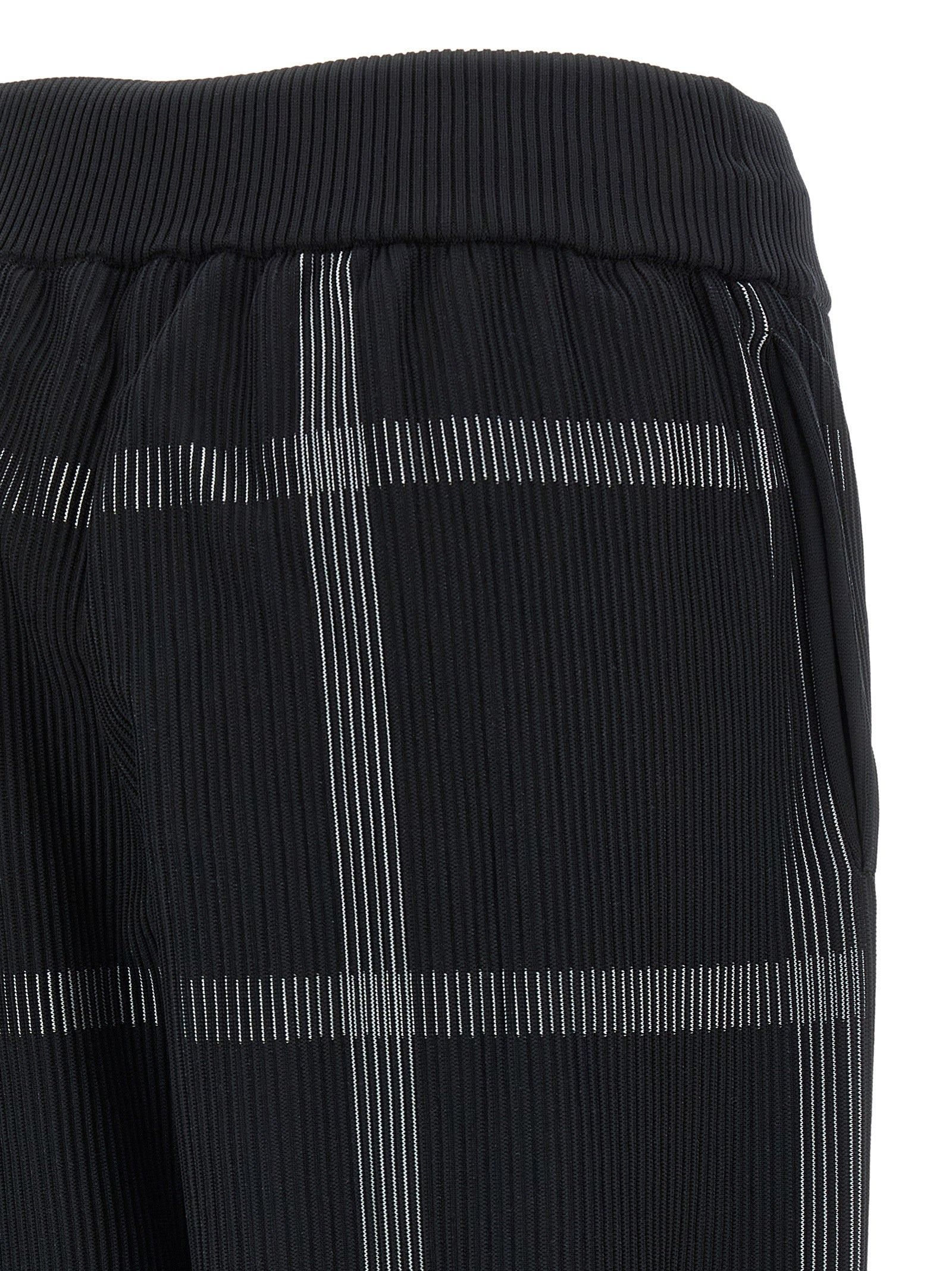 Pleats Please Issey Miyake Crossing Knit Pants