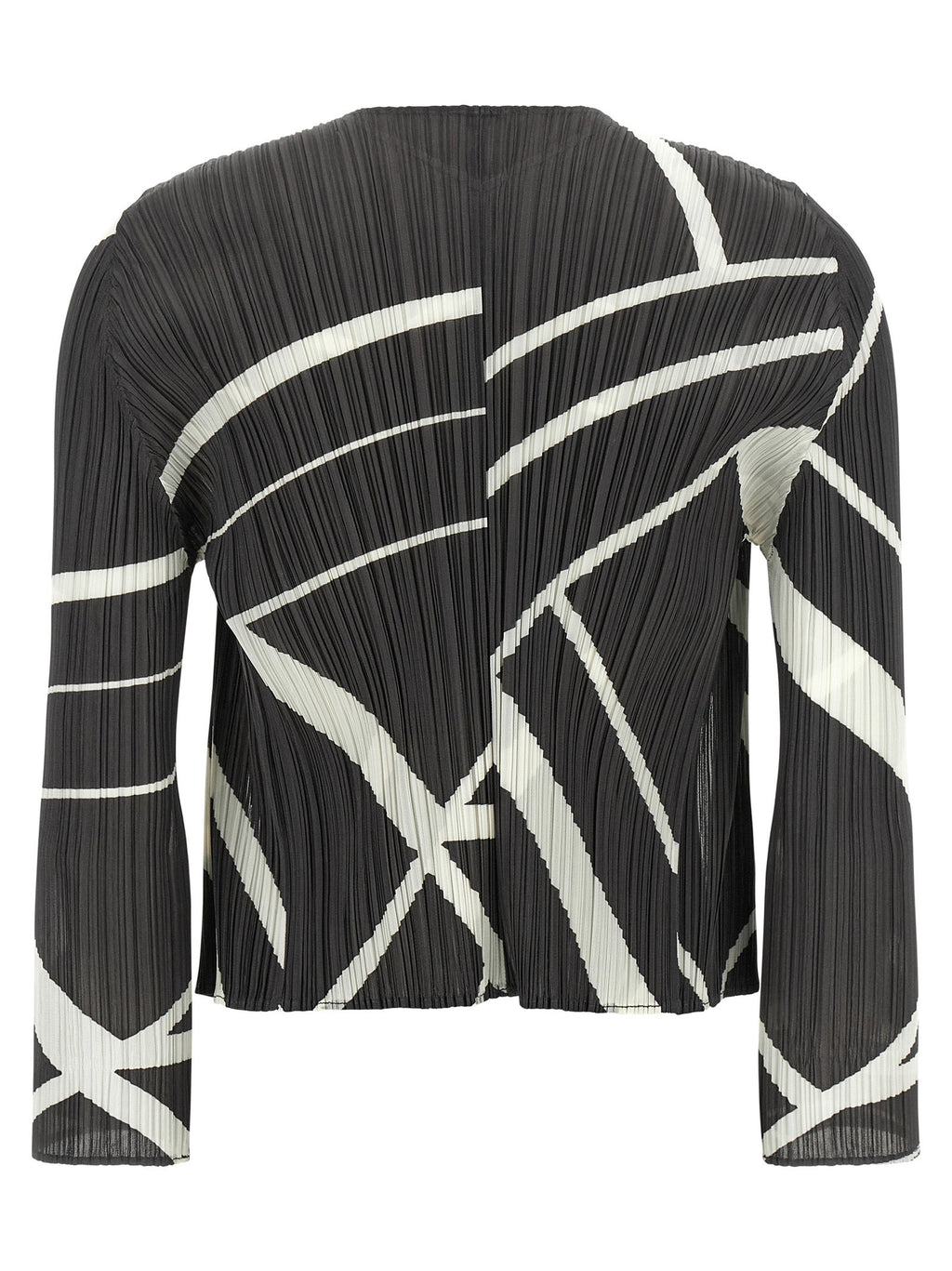Pleats Please Issey Miyake Fold Line Cardigan