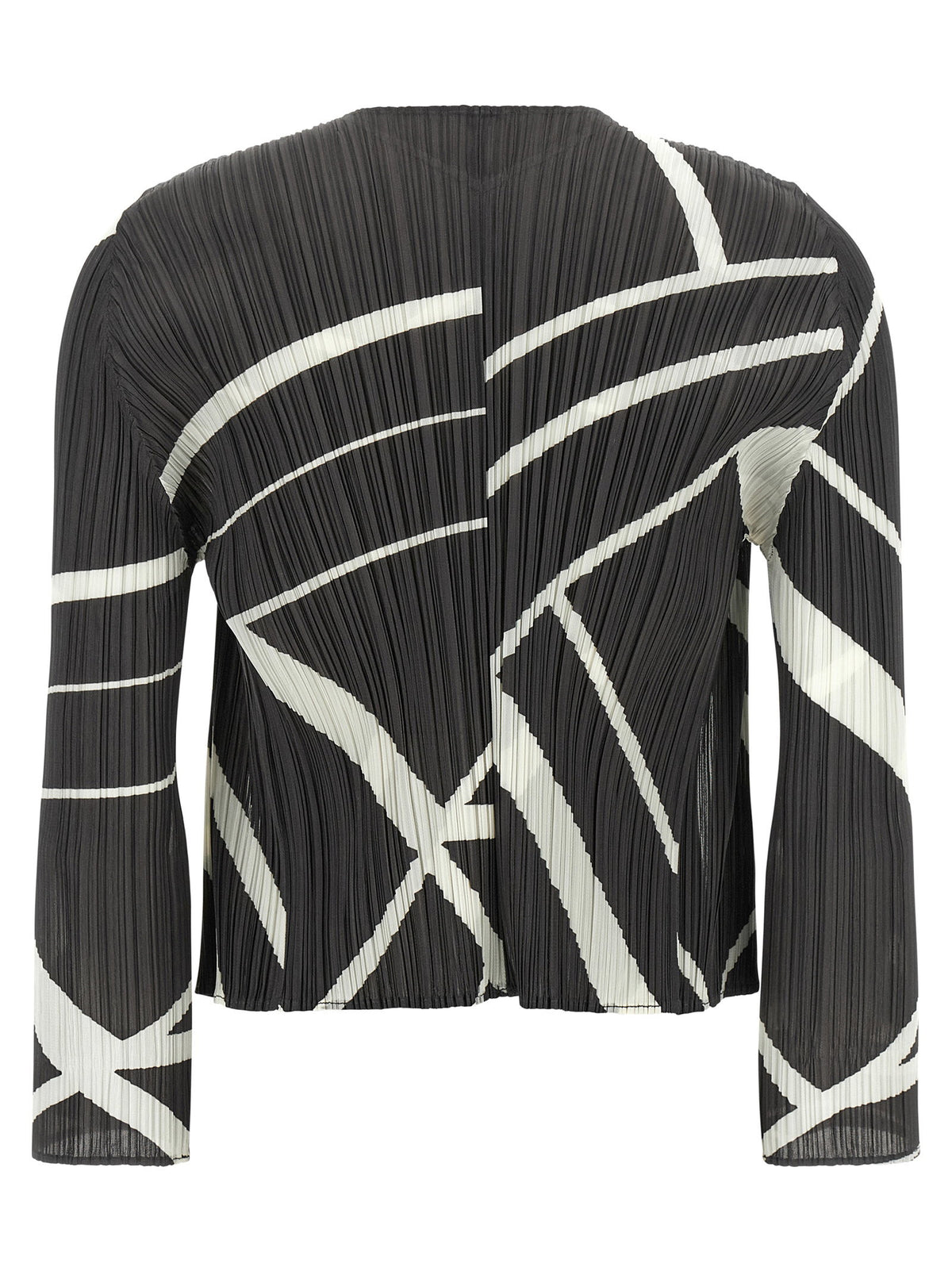 Pleats Please Issey Miyake Fold Line Cardigan