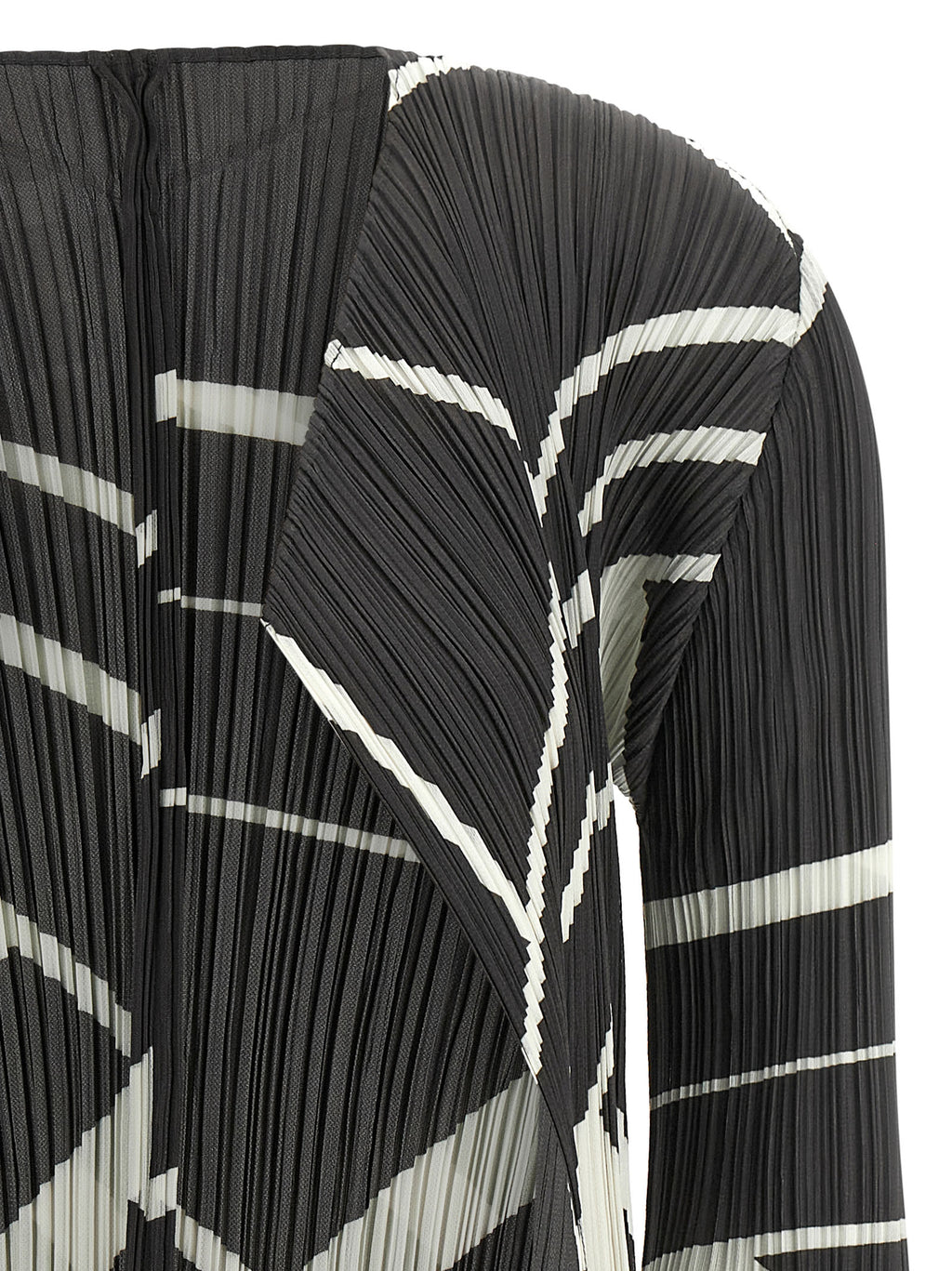 Pleats Please Issey Miyake Fold Line Cardigan