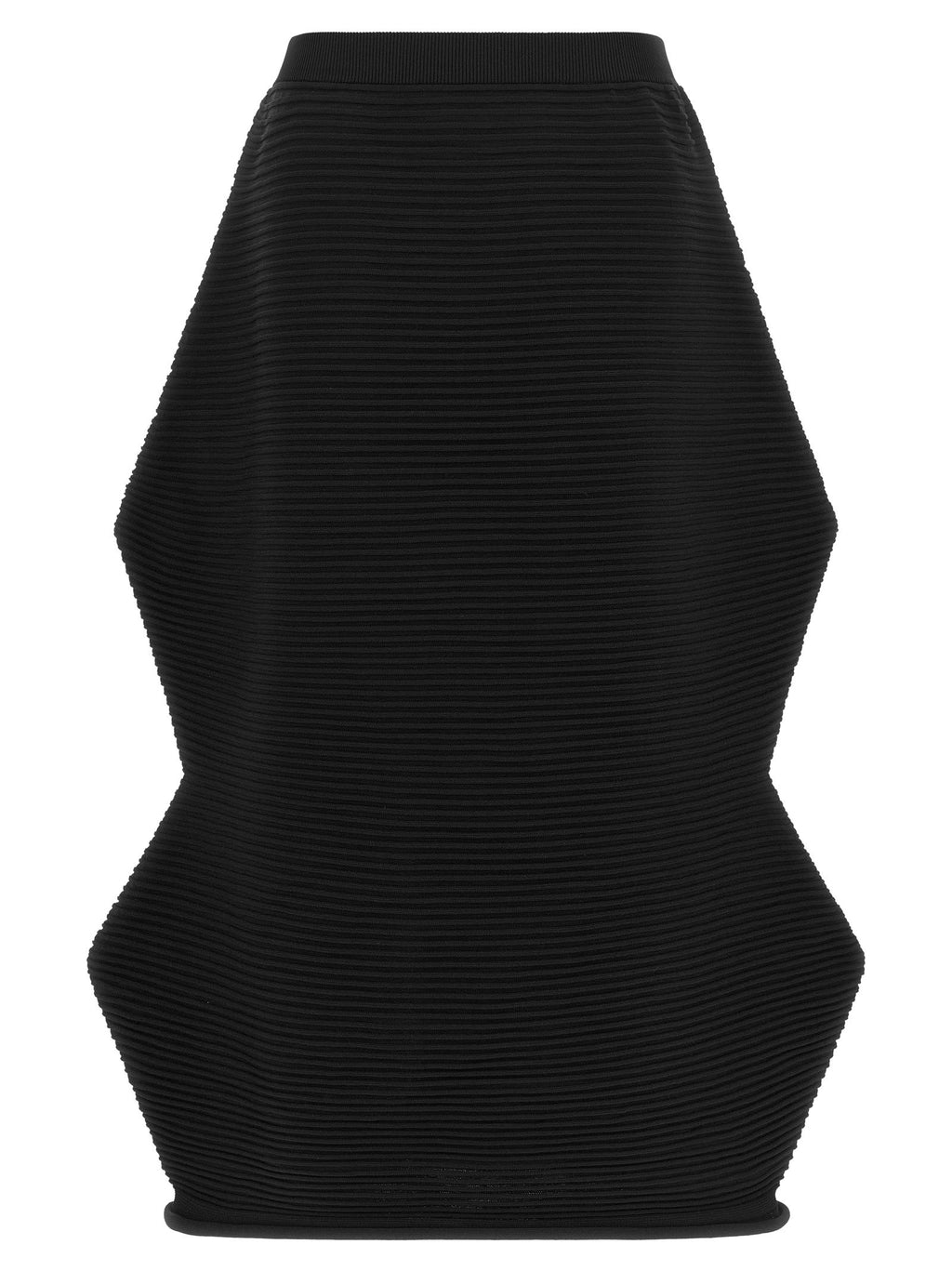 Pleats Please Issey Miyake Zig Zag Knit Skirt