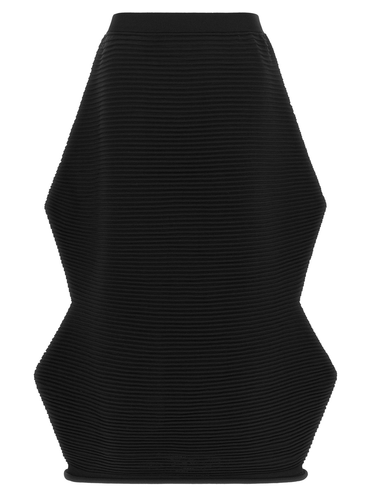 Pleats Please Issey Miyake Zig Zag Knit Skirt