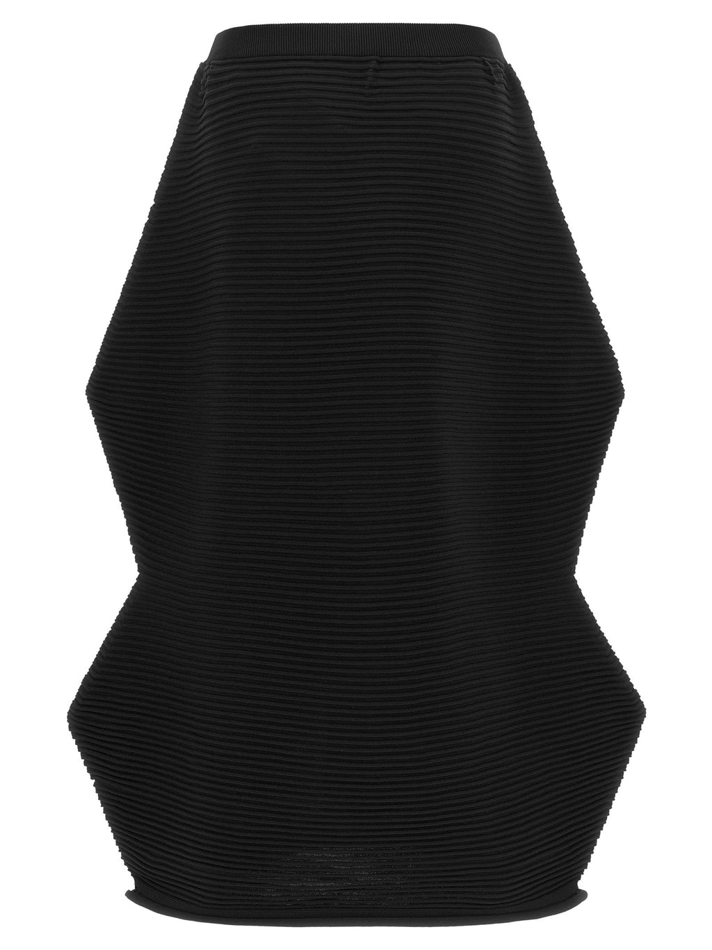 Pleats Please Issey Miyake Zig Zag Knit Skirt