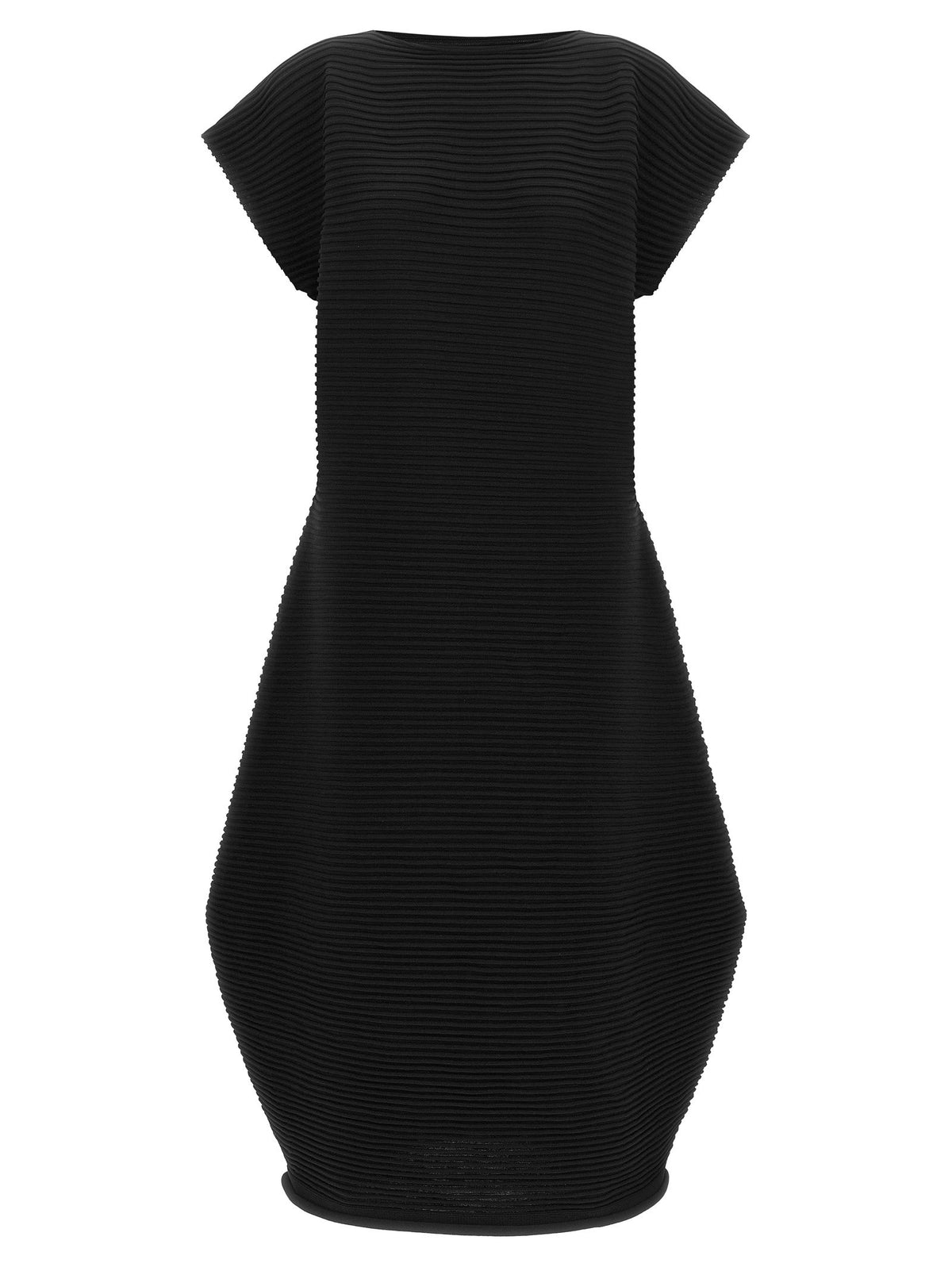 Pleats Please Issey Miyake Zig Zag Knit Dress