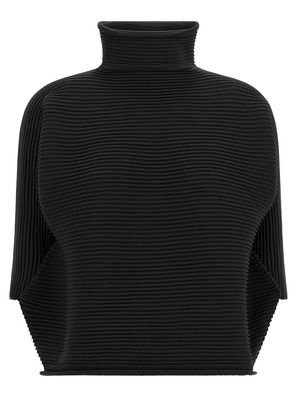 Pleats Please Issey Miyake Zig Zag Knit Blouse