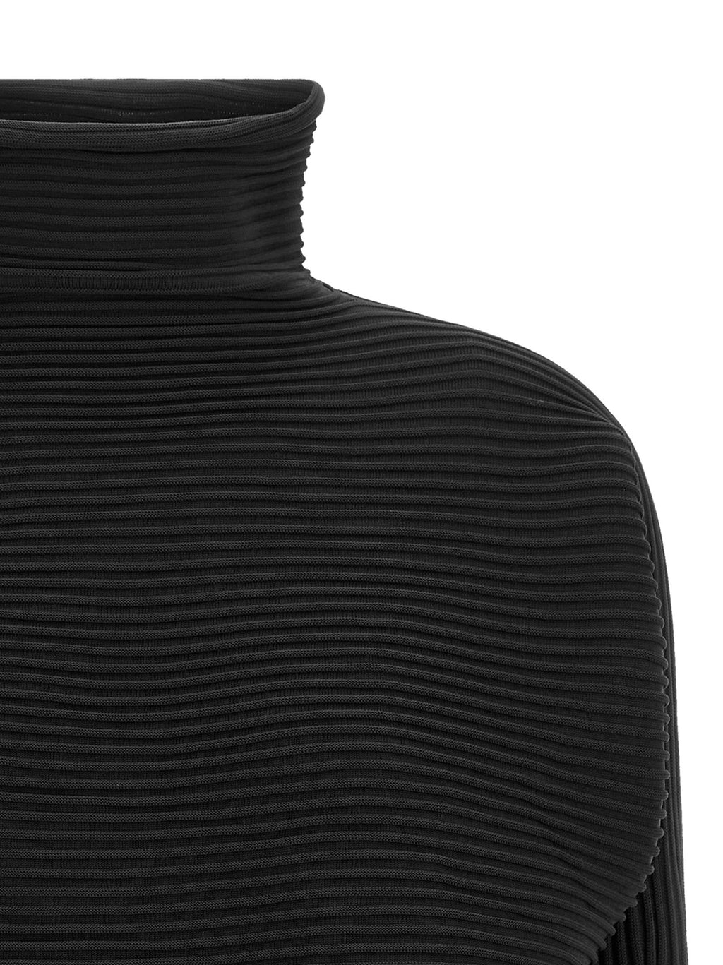 Pleats Please Issey Miyake Zig Zag Knit Blouse