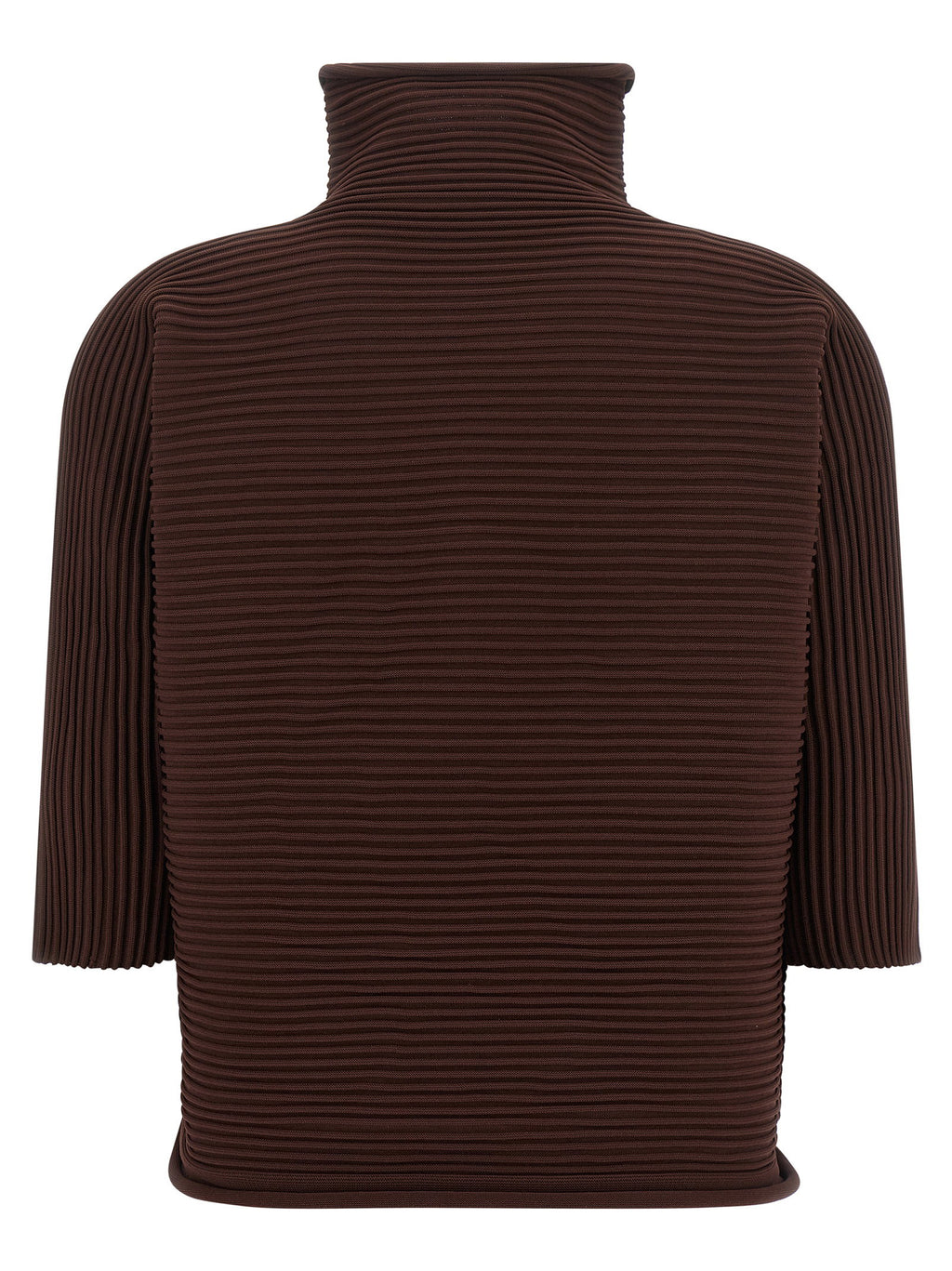 Pleats Please Issey Miyake Zig Zag Knit Blouse