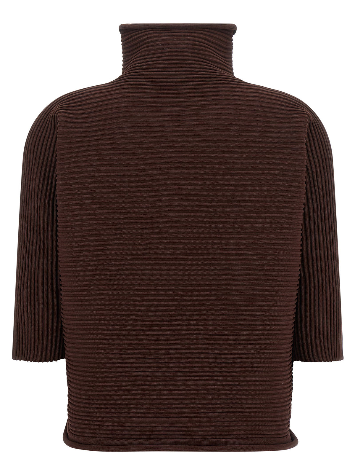 Pleats Please Issey Miyake Zig Zag Knit Blouse