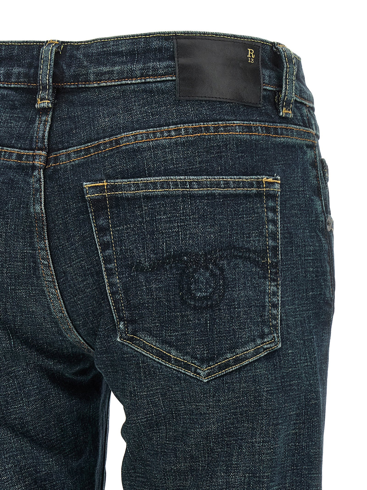 R13 Turn Up Jeans