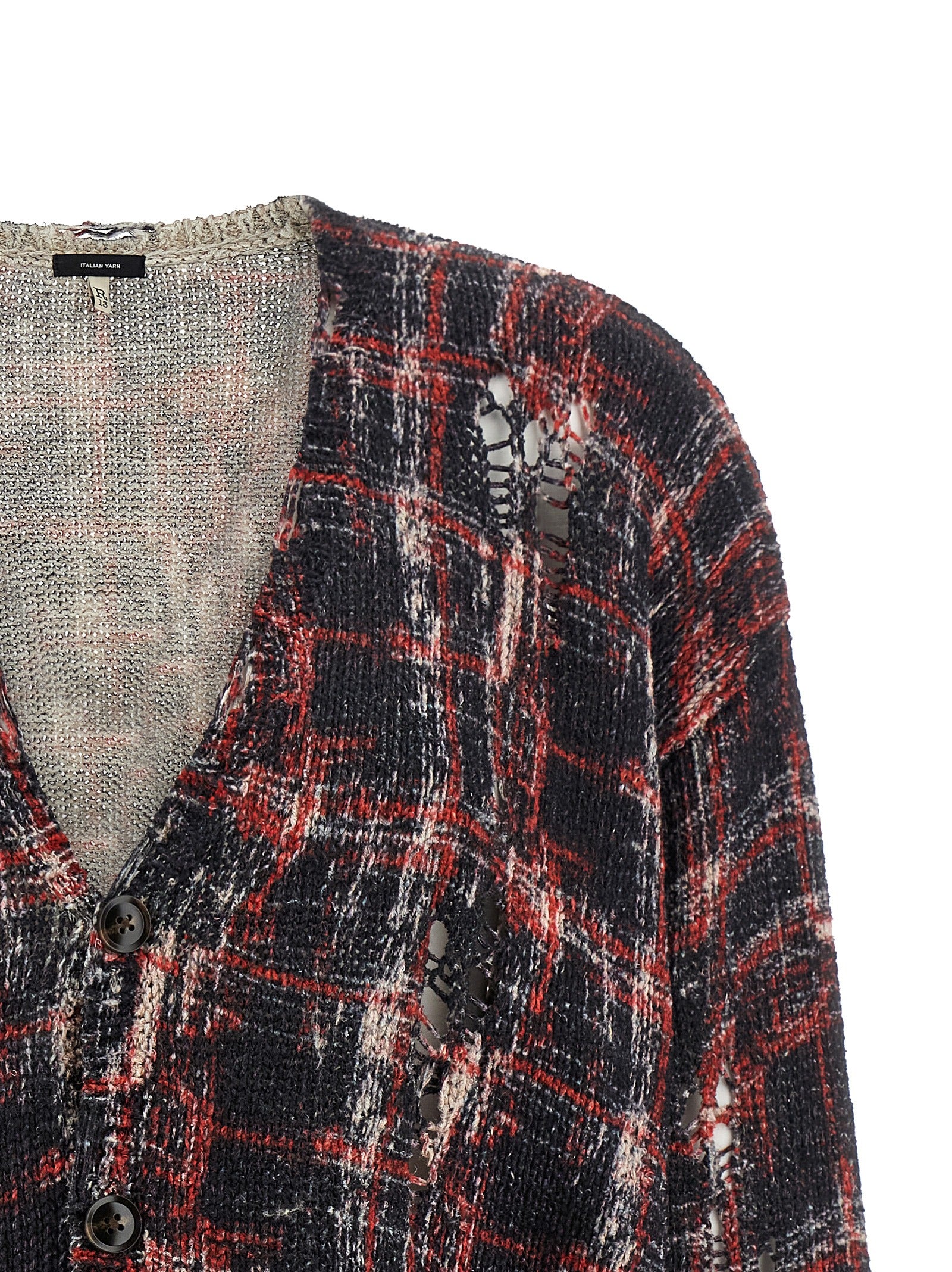 R13 Torn Cardigan